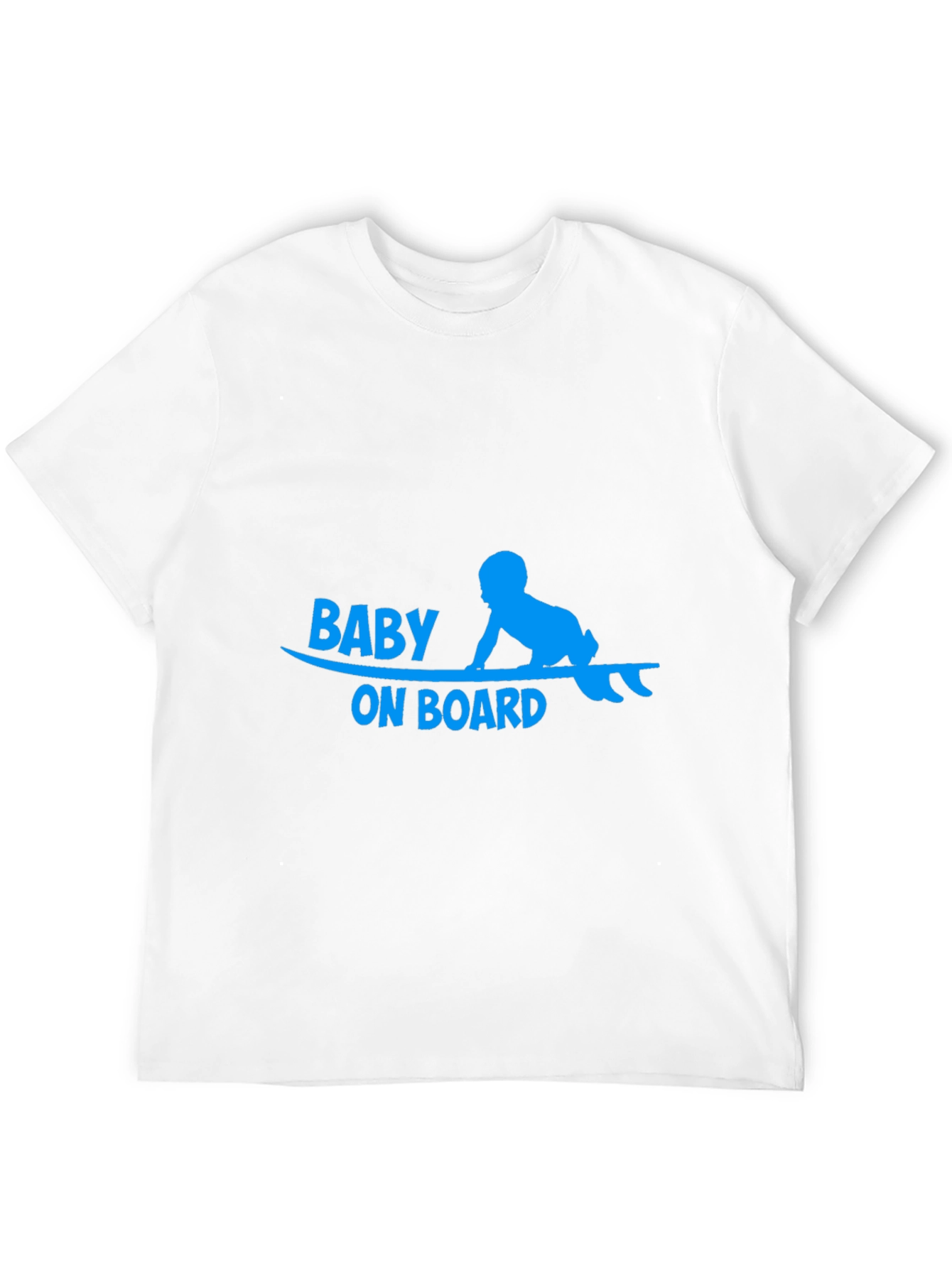 Baby on Board T-Shirt - Surfing Baby Design