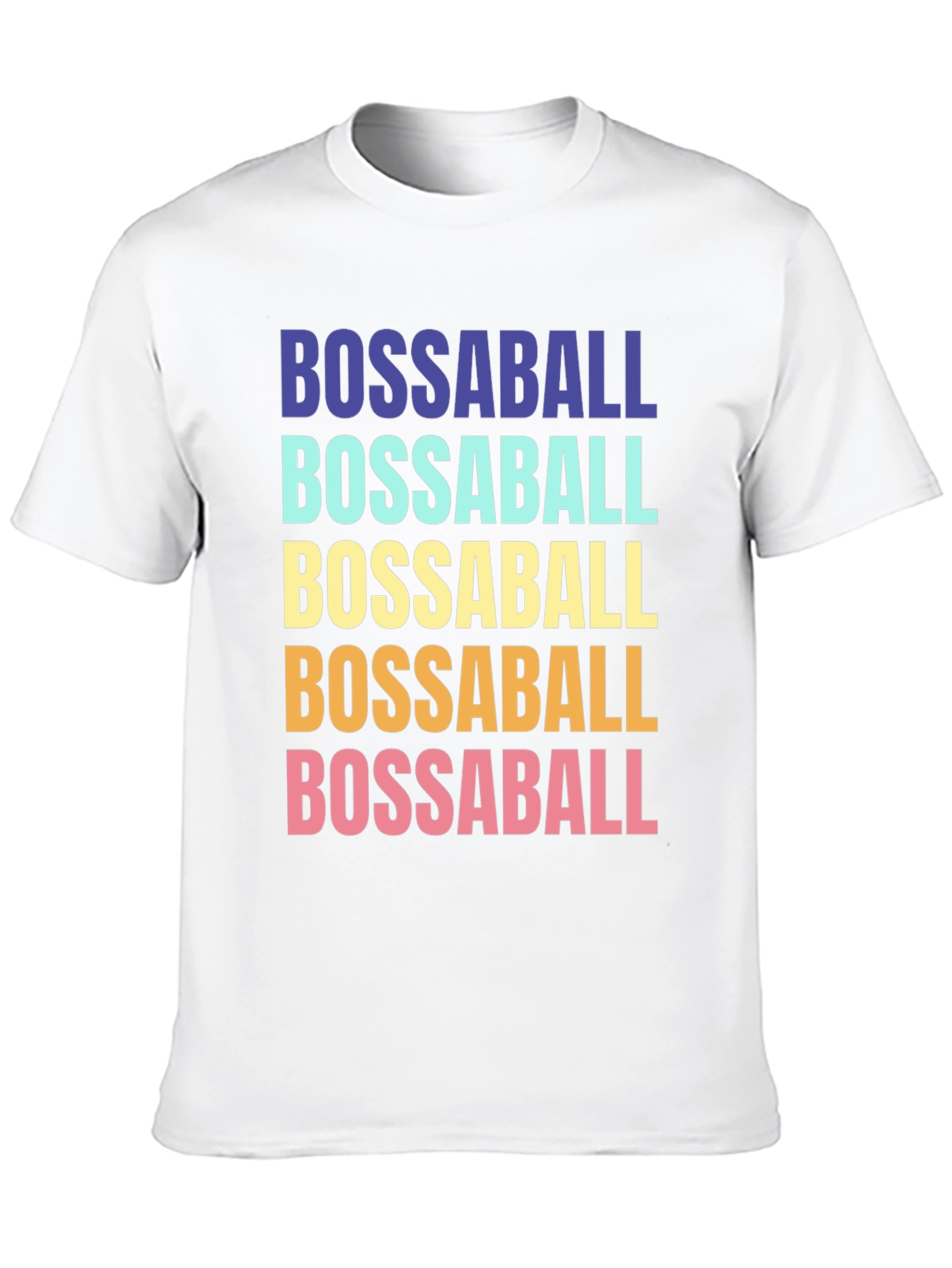 Retro Bossaball Graphic T-Shirt - Cool Sports Tee