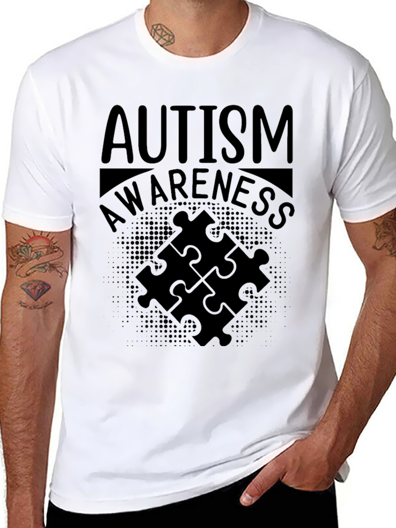 Autism Awareness Puzzle Piece T-Shirt