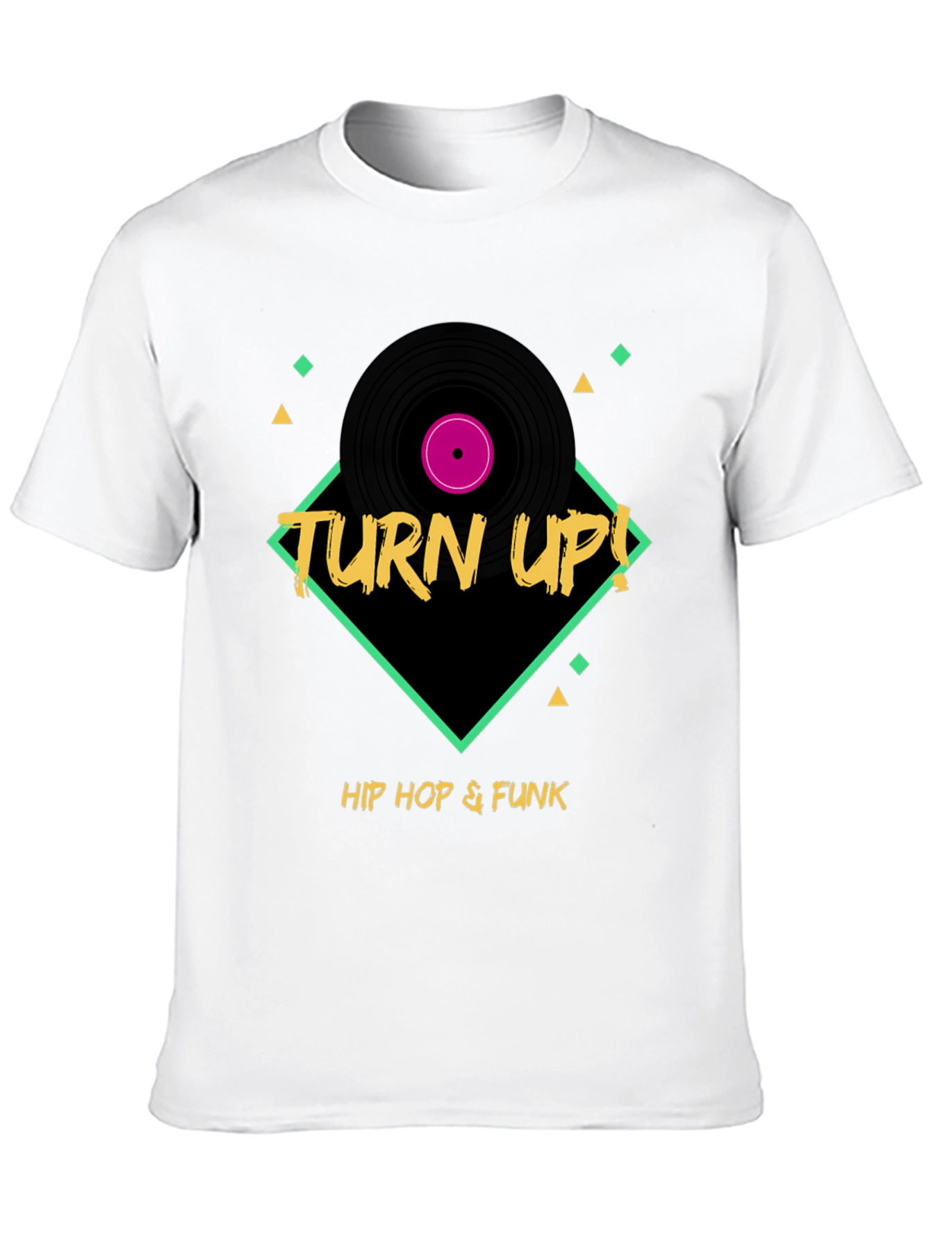 Turn Up Hip Hop & Funk Black T-Shirt