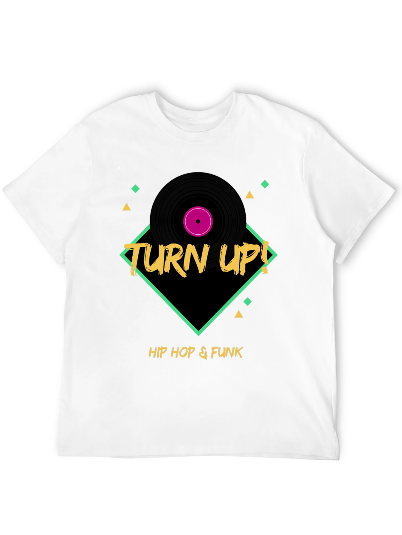 Turn Up Hip Hop & Funk Black T-Shirt