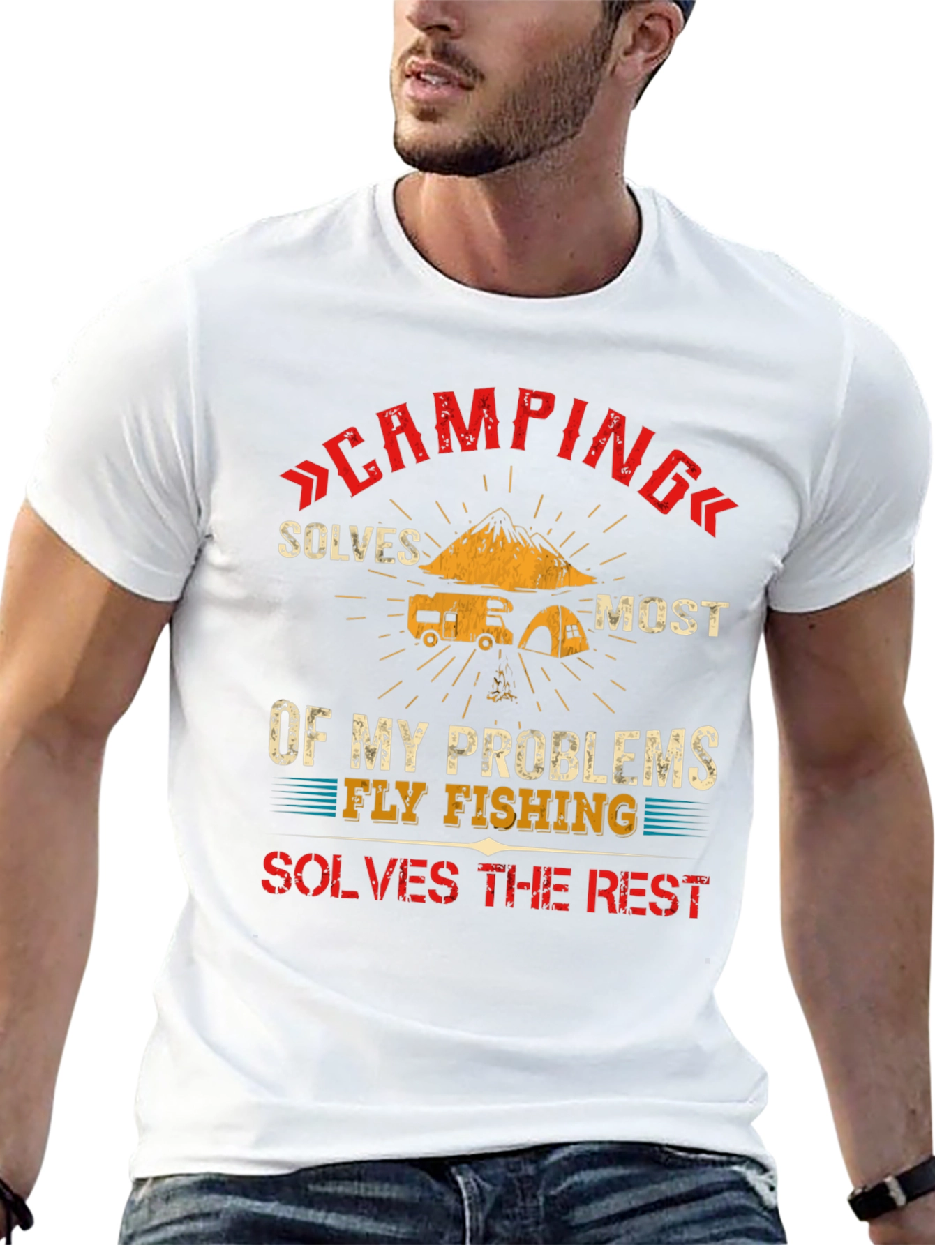 Camping and Fishing T-Shirt