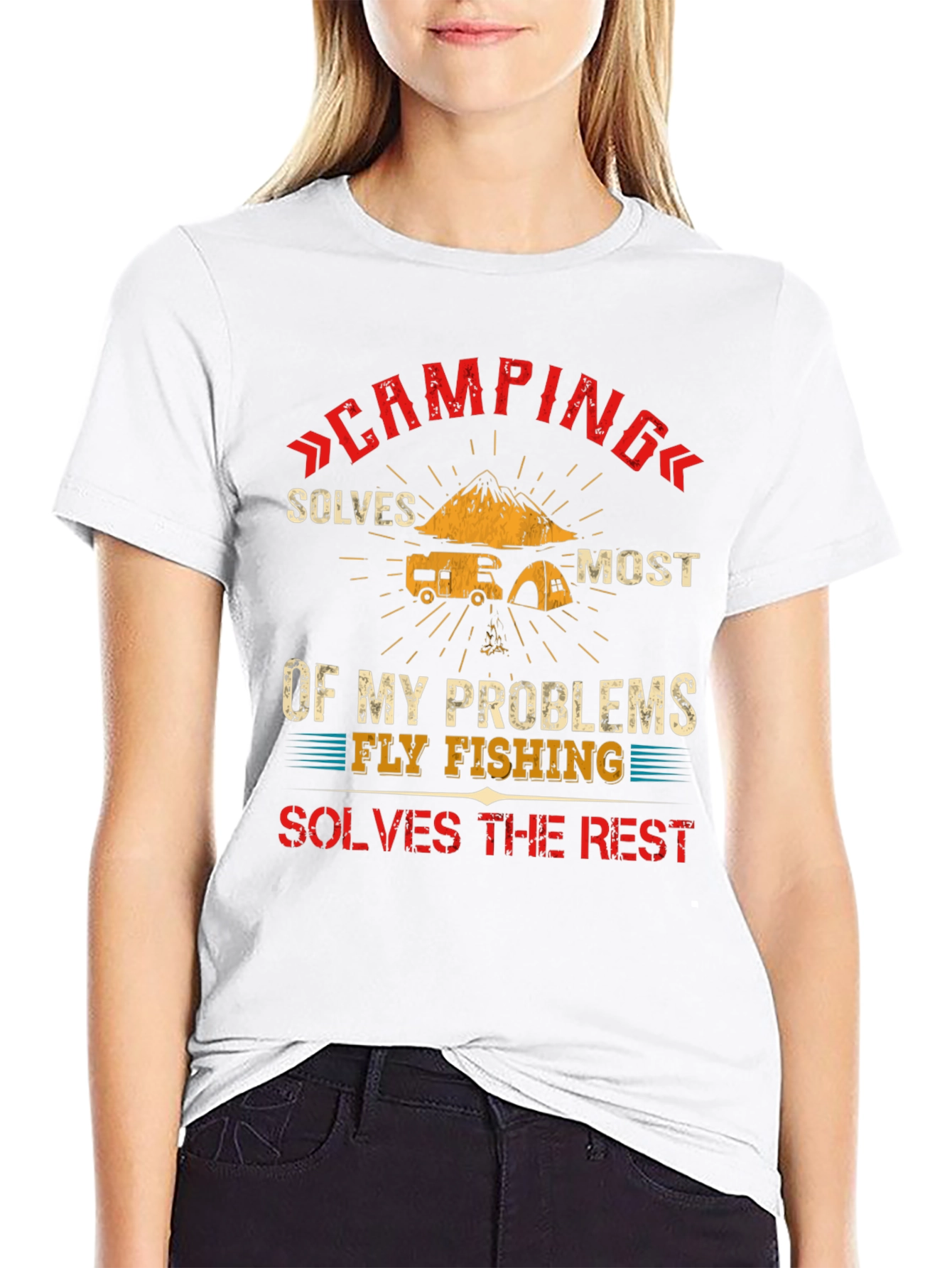Camping and Fishing T-Shirt