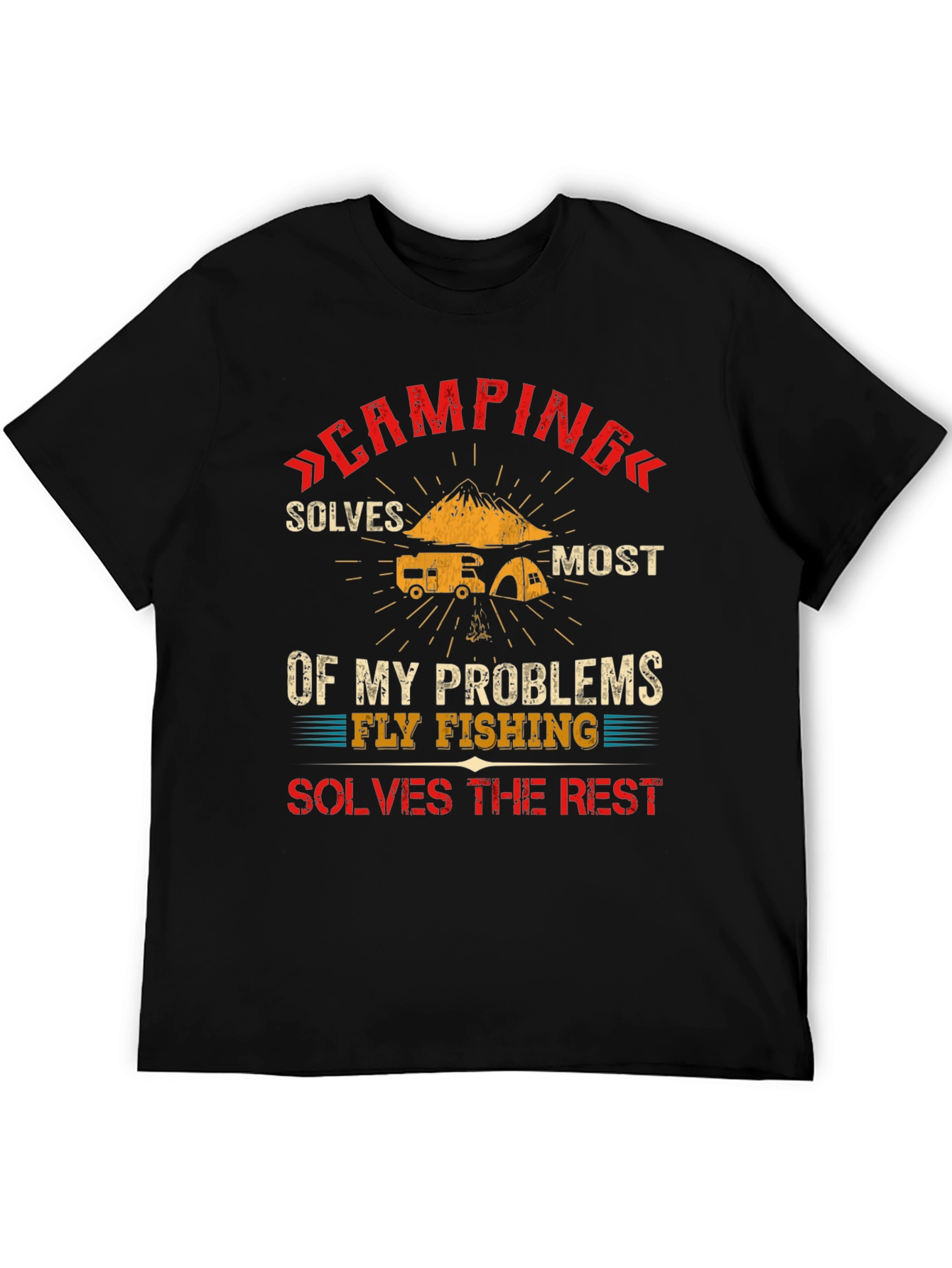 Camping and Fishing T-Shirt