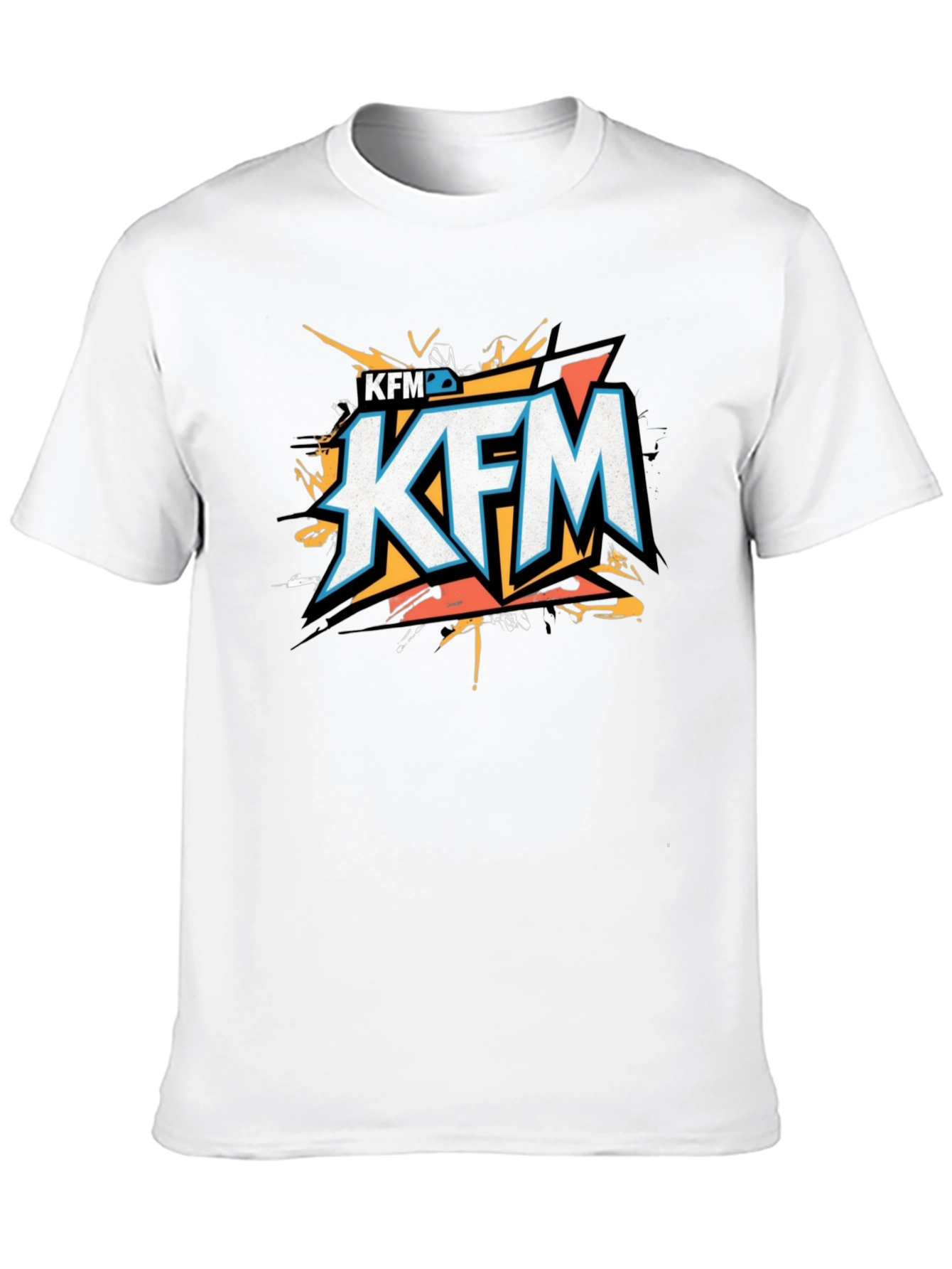 KFM Graphic T-Shirt - Black Crew Neck