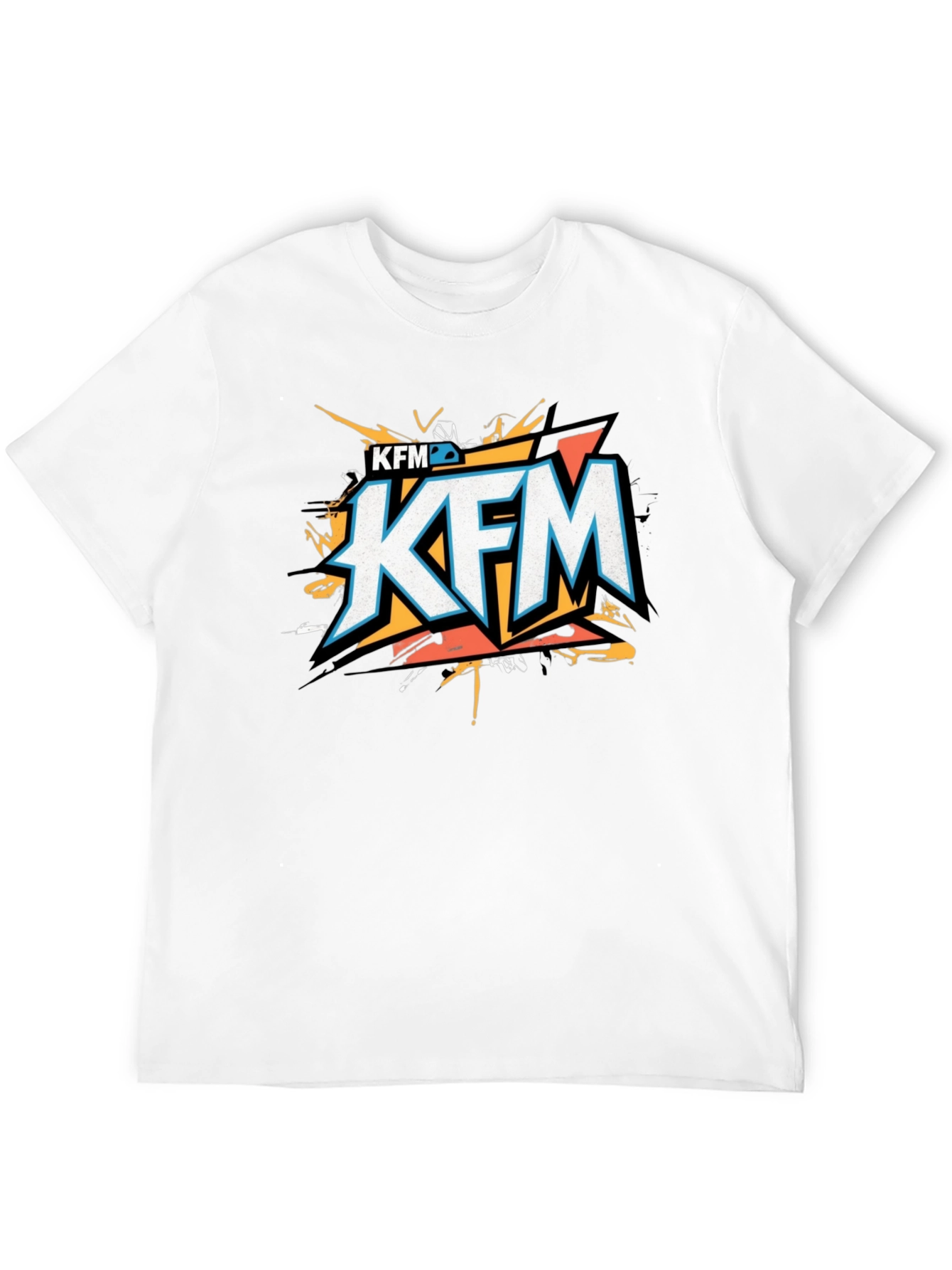 KFM Graphic T-Shirt - Black Crew Neck