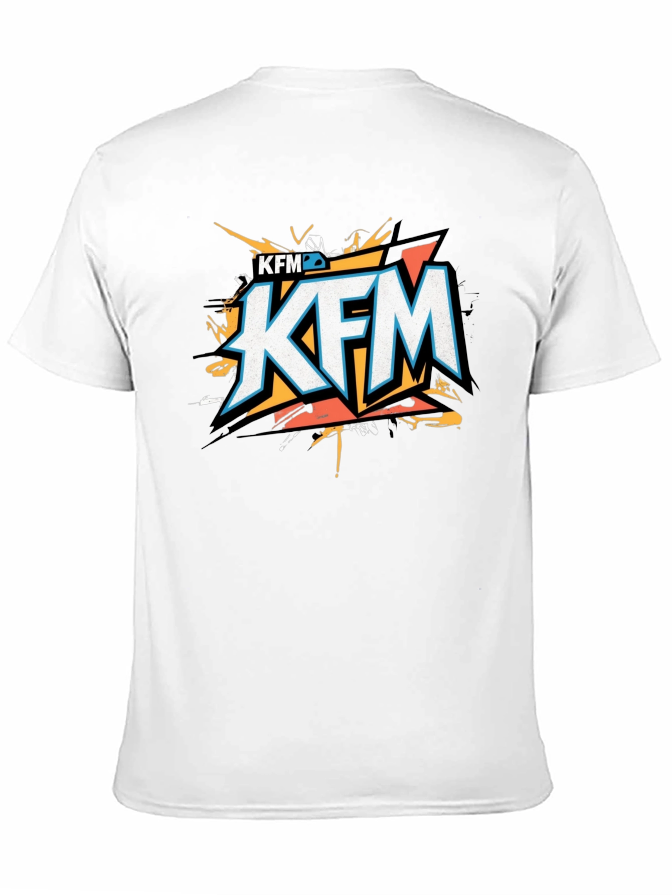 KFM Graphic T-Shirt - Black Crew Neck