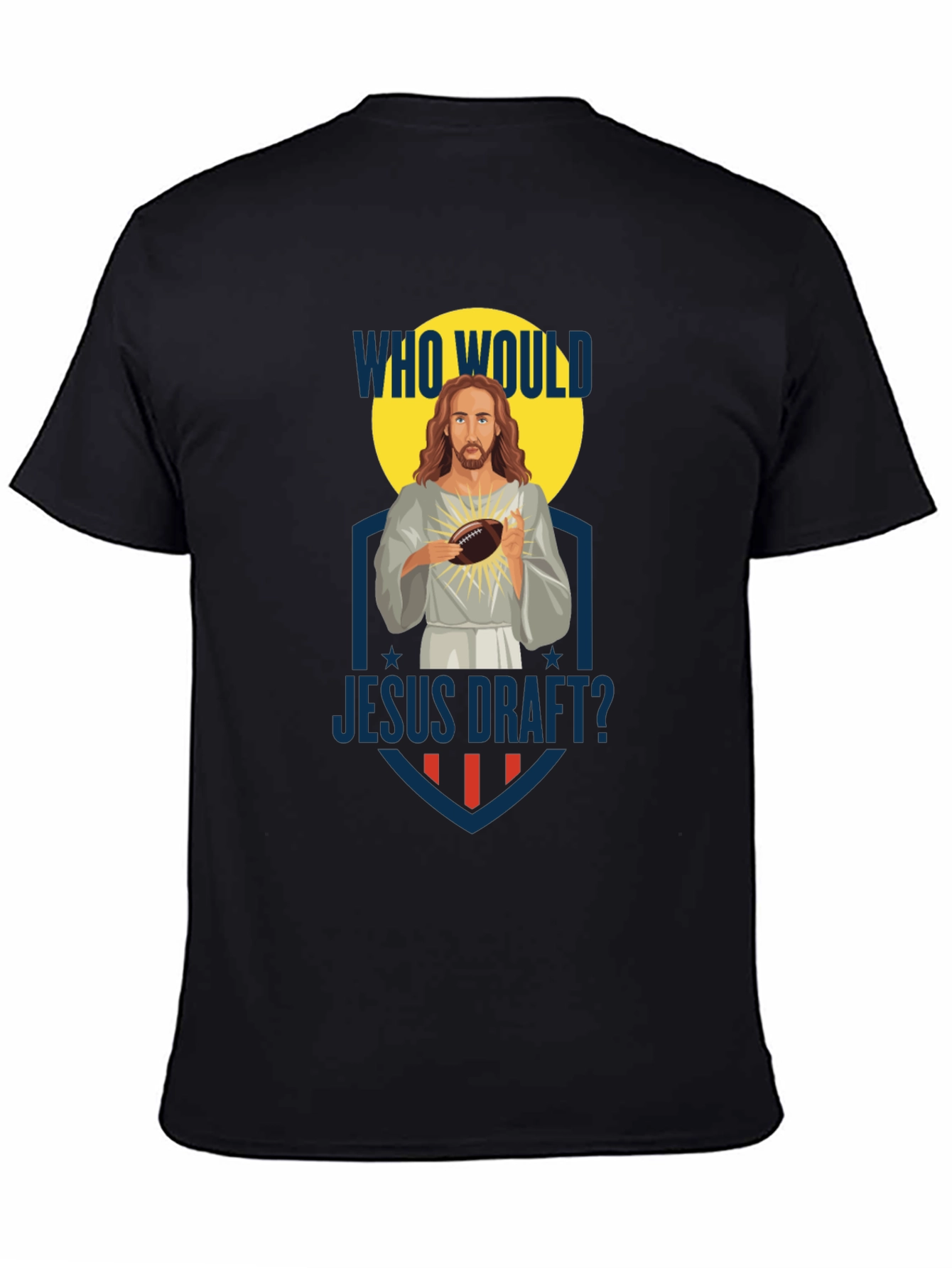 Who Would Jesus Draft? Football T-Shirt