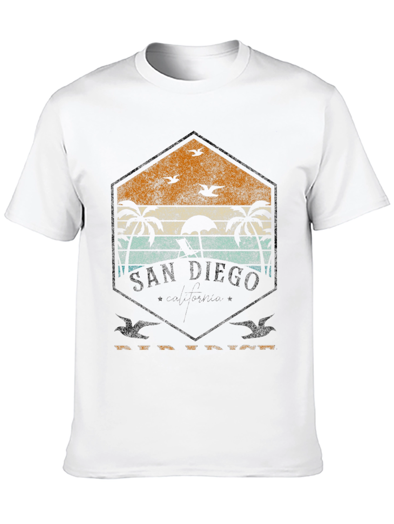 San Diego Retro Beach T-Shirt