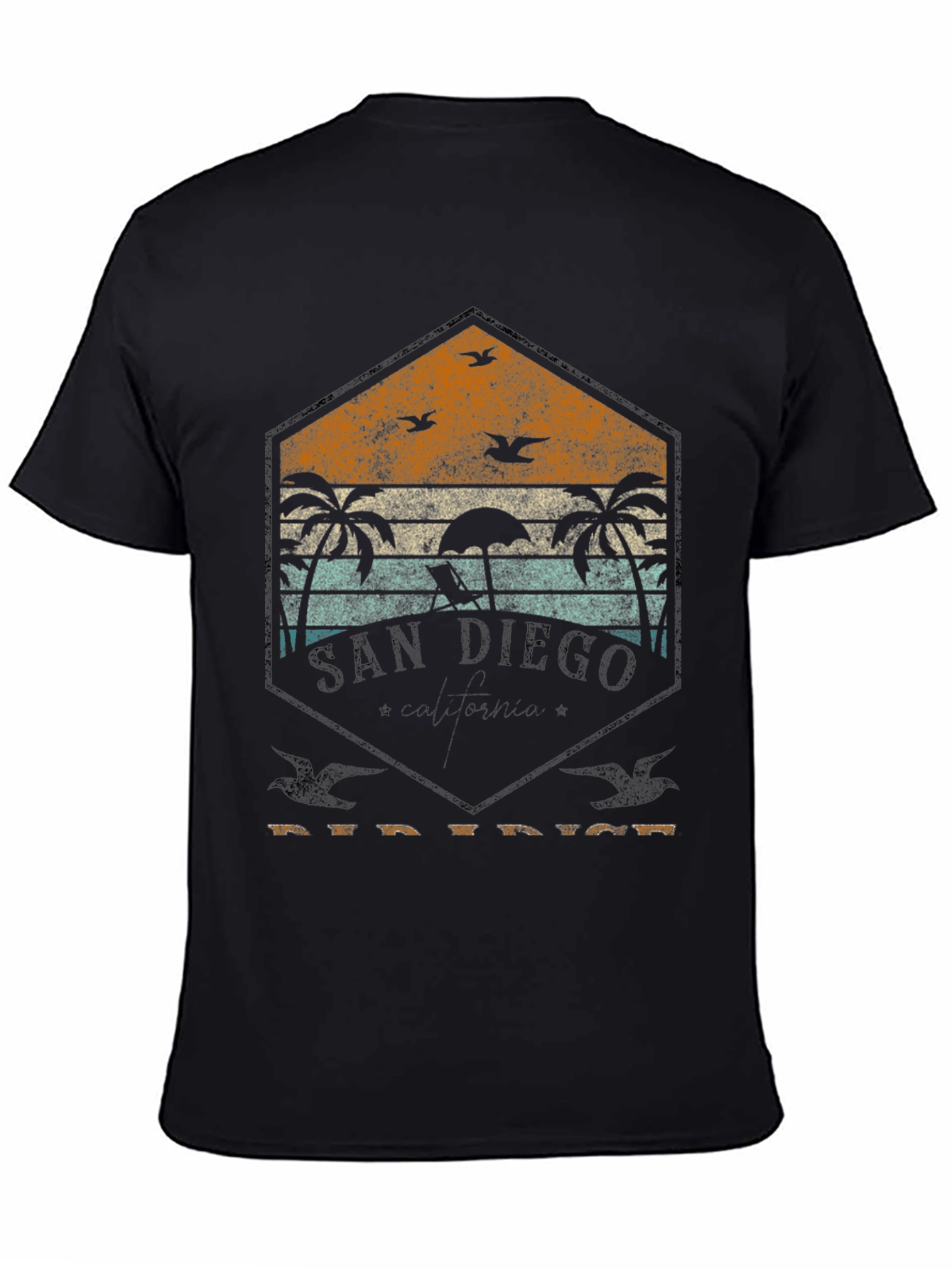San Diego Retro Beach T-Shirt