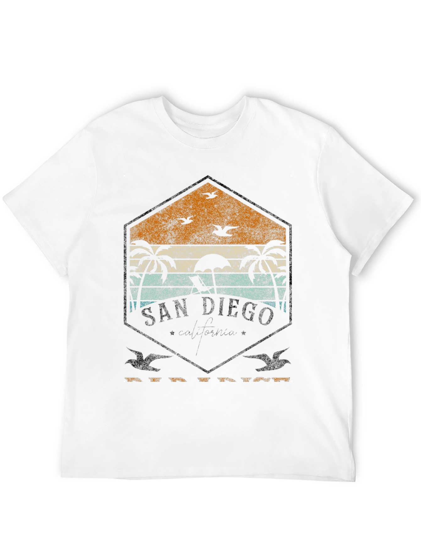 San Diego Retro Beach T-Shirt