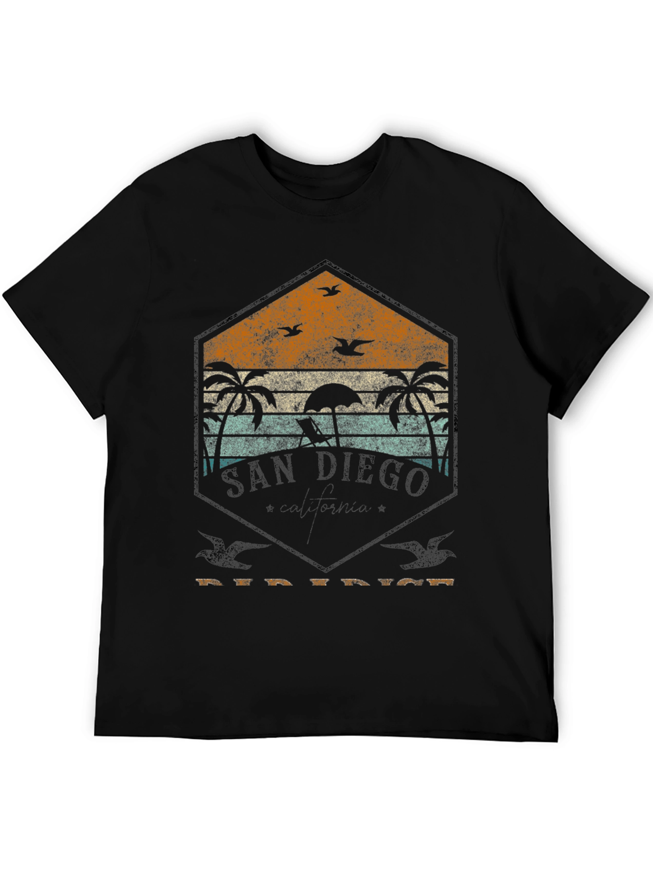 San Diego Retro Beach T-Shirt