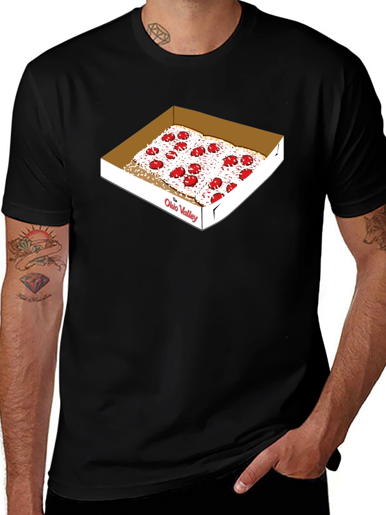 Ohio Valley Pizza T-Shirt - Quirky Foodie Tee