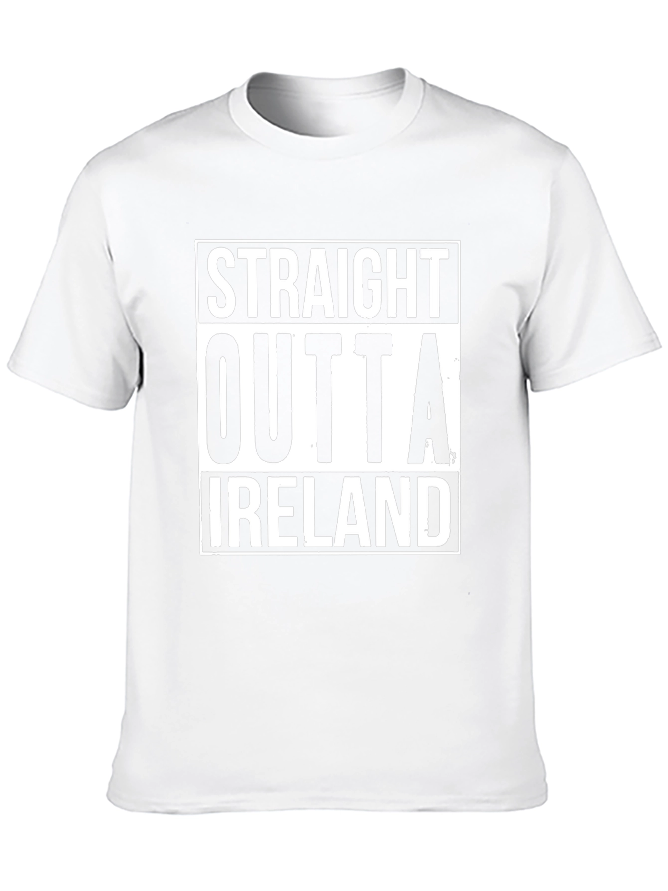 Straight Outta Ireland Black T-Shirt