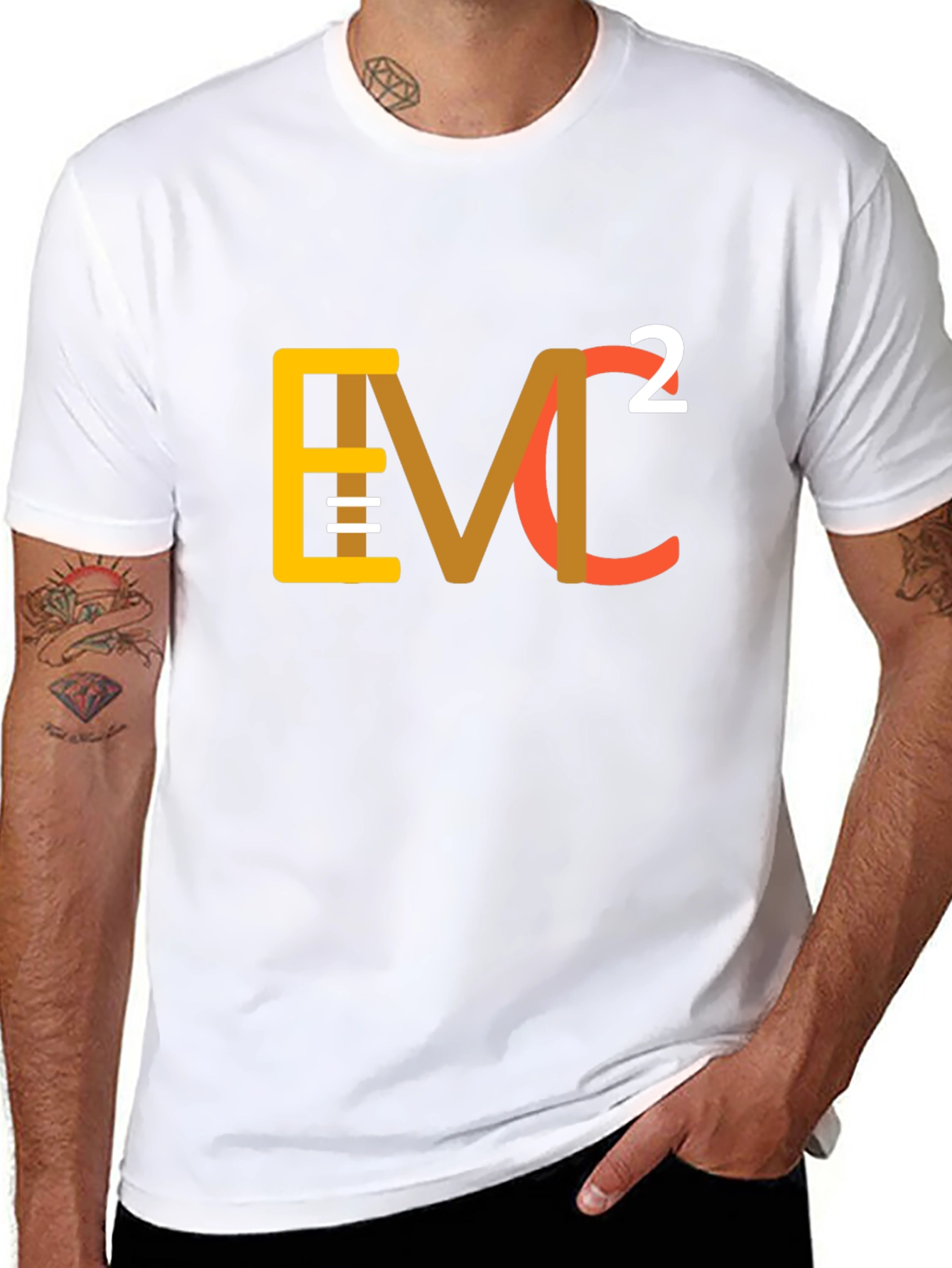 E=MC² Graphic T-Shirt - Science Enthusiast Apparel