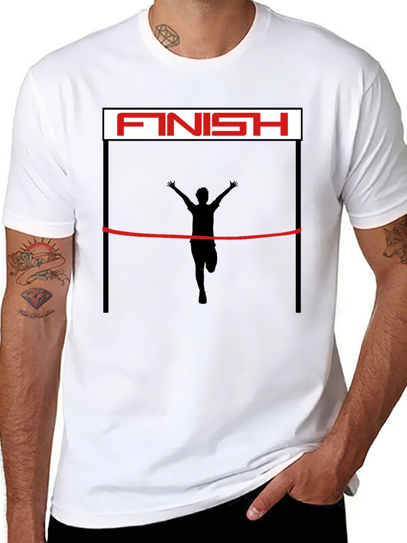 Finish Line T-Shirt: Victory Style