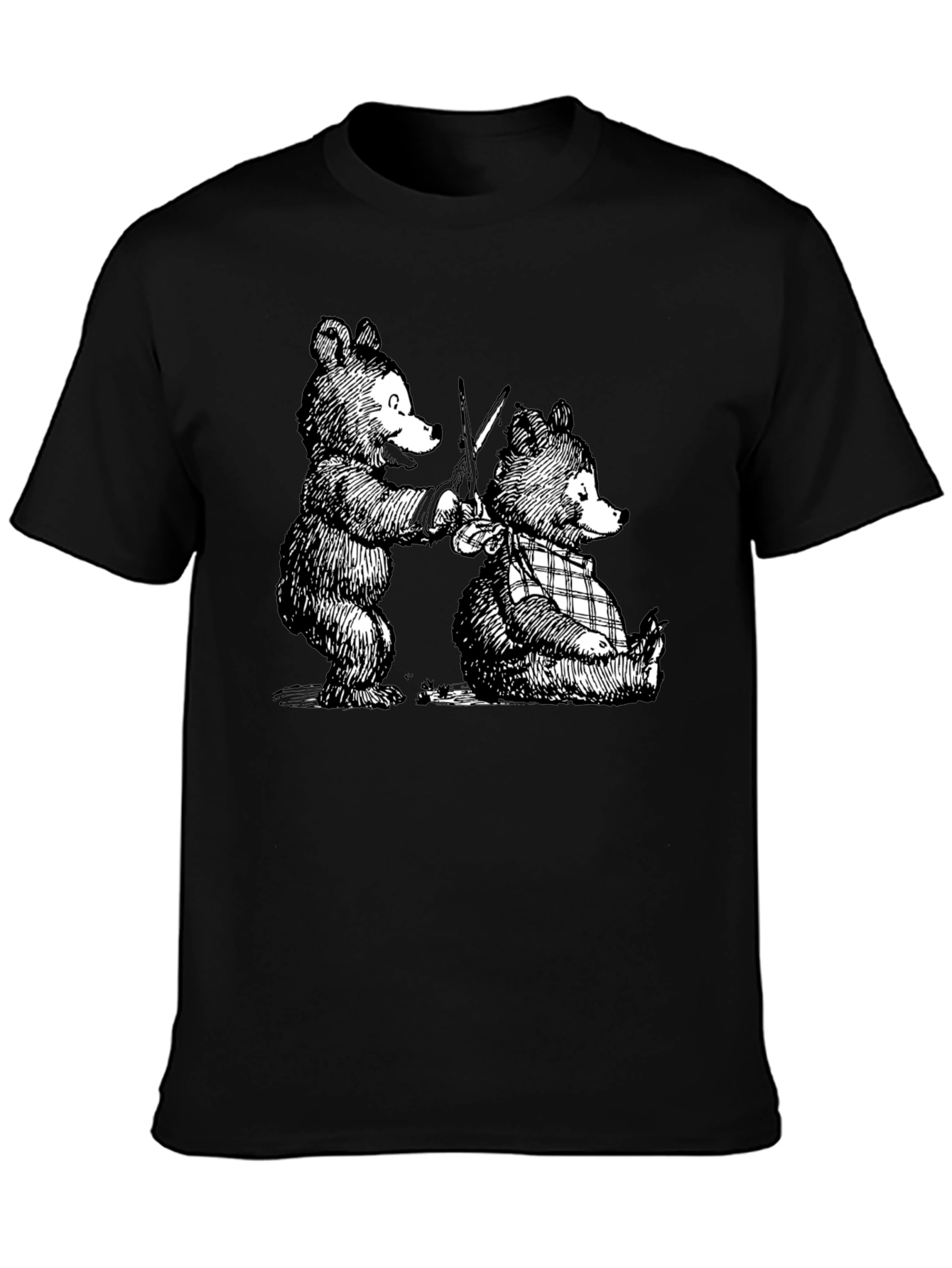 Bear Haircut Graphic Tee