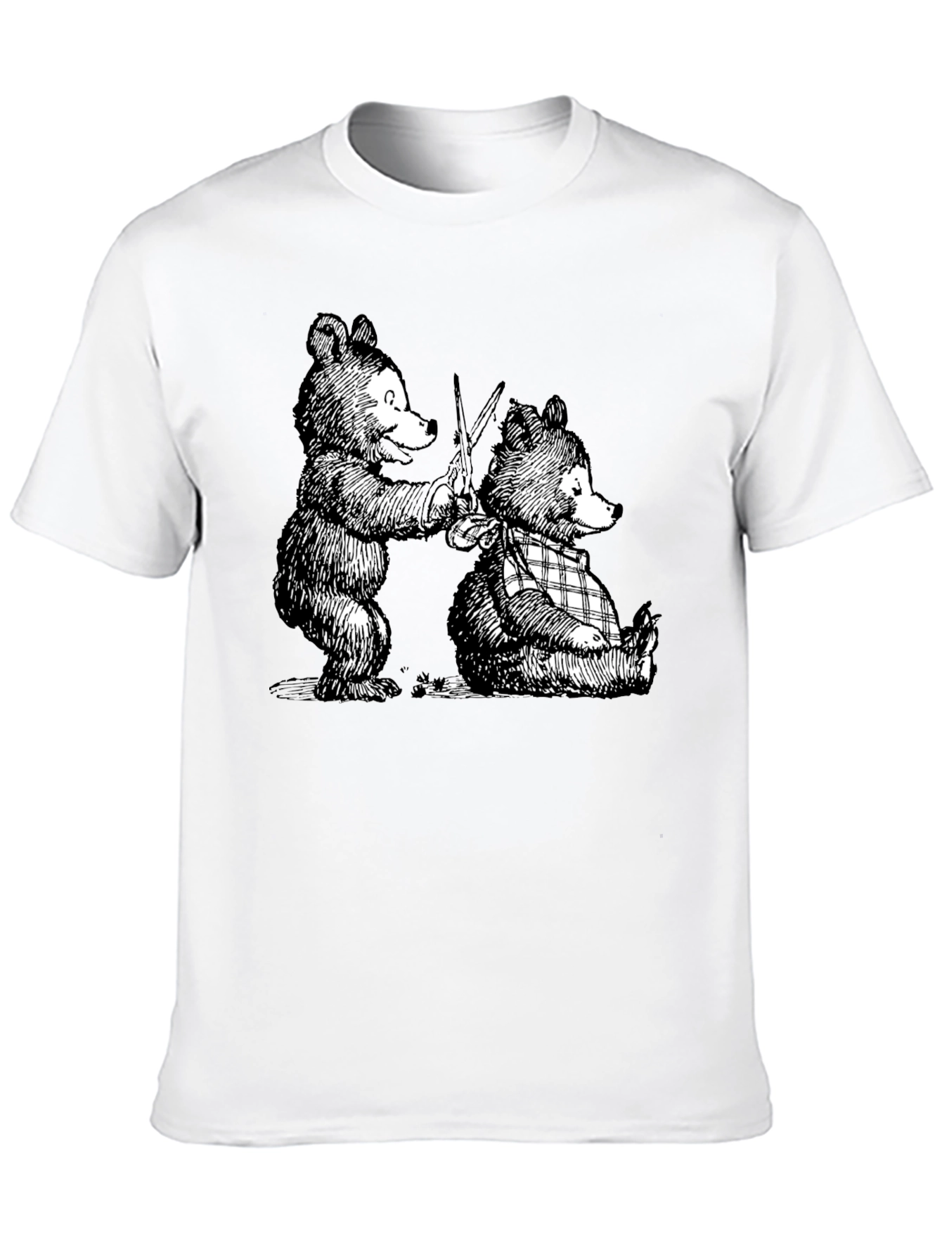 Bear Haircut Graphic Tee