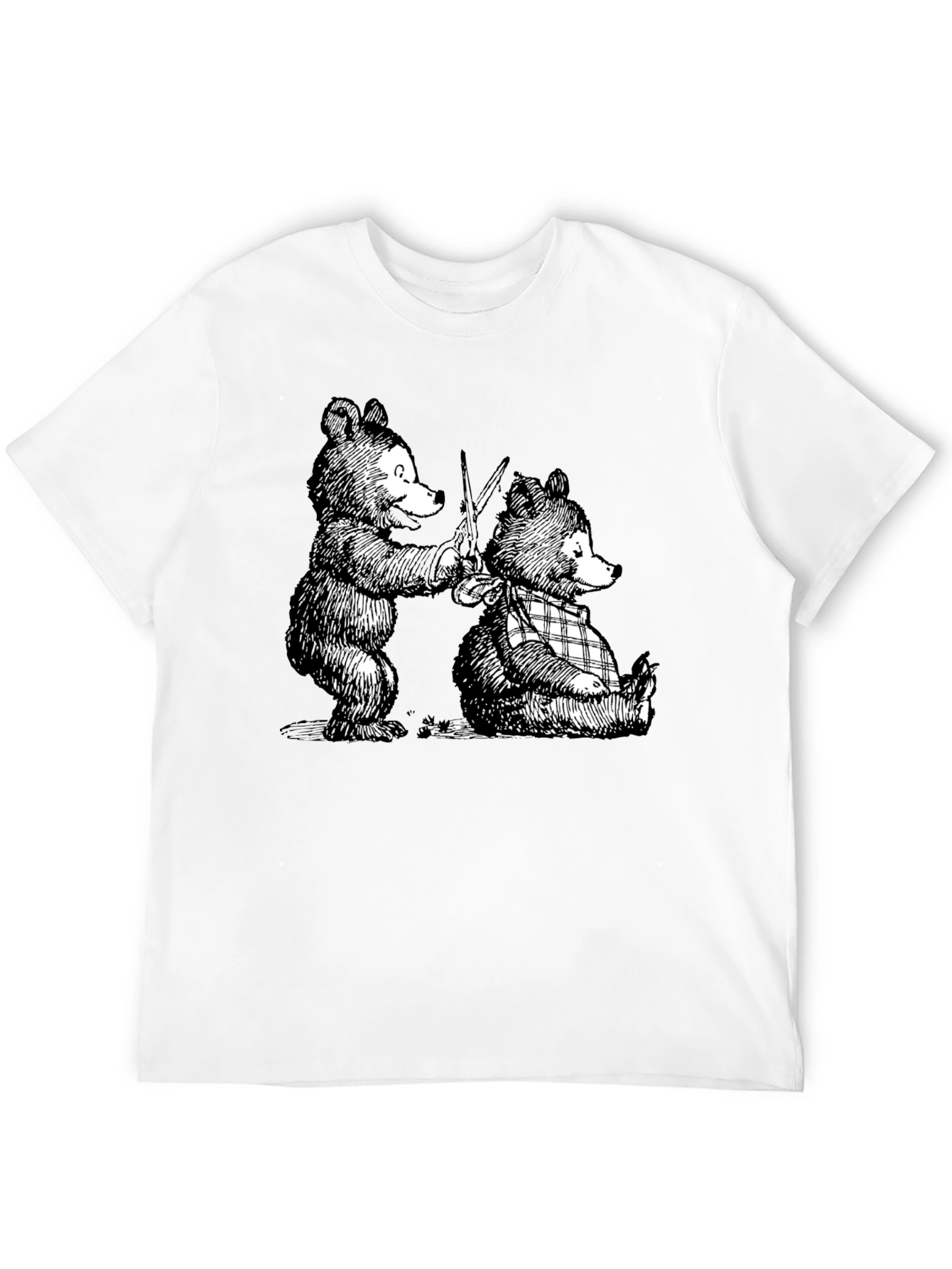 Bear Haircut Graphic Tee