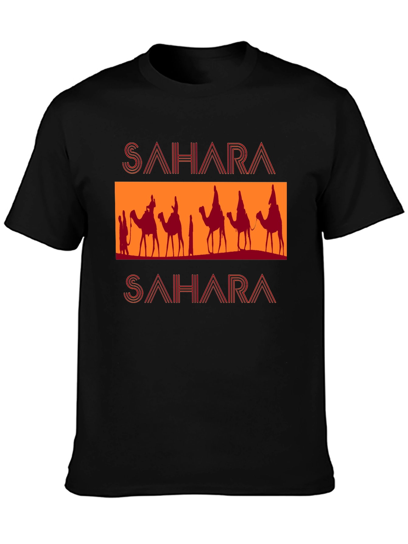 Sahara Camel Graphic T-Shirt