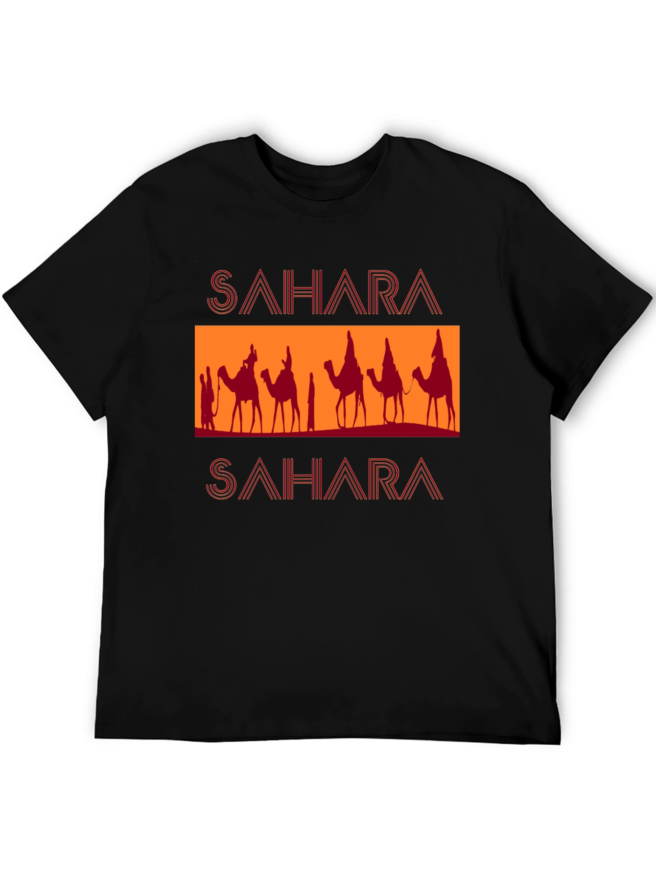 Sahara Camel Graphic T-Shirt