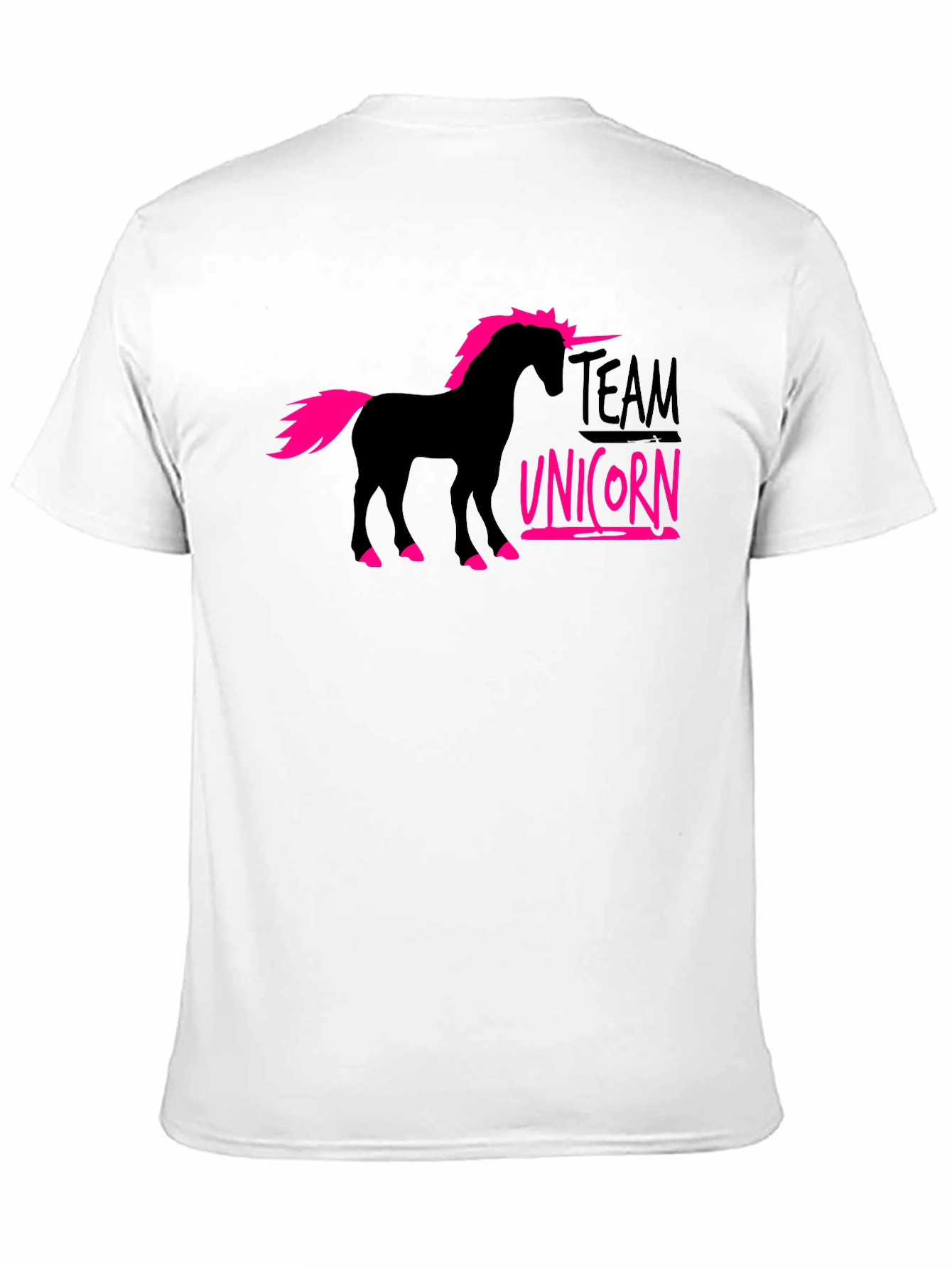 Team Unicorn Black T-Shirt