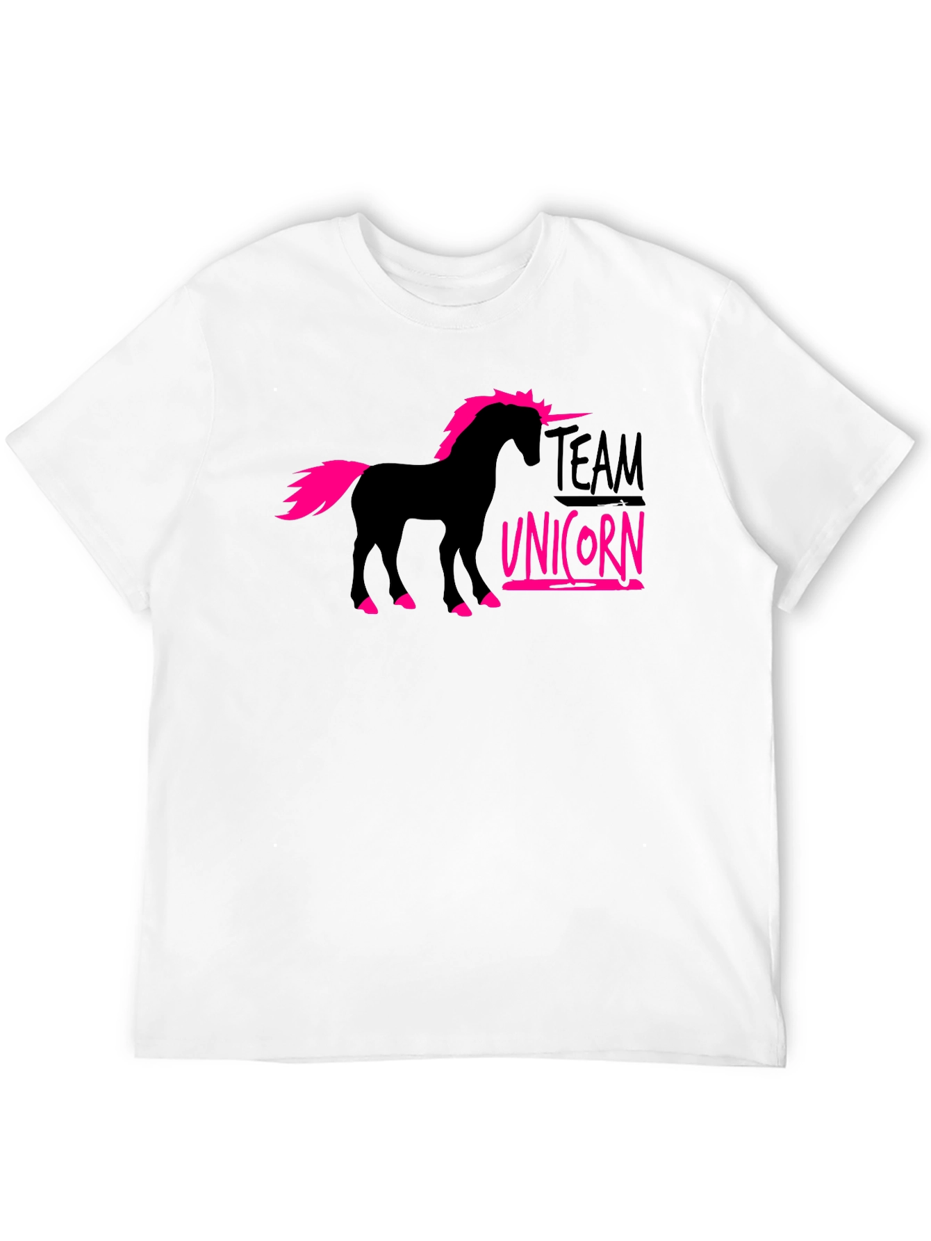 Team Unicorn Black T-Shirt