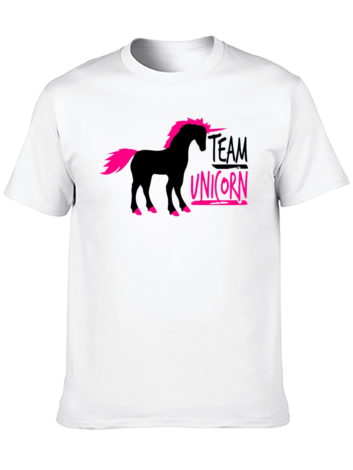 Team Unicorn Black T-Shirt