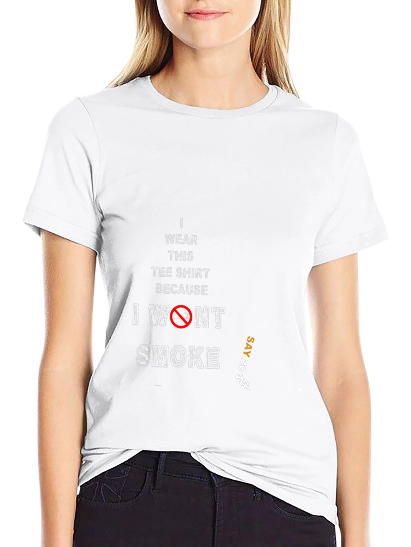 I Wont Smoke T-Shirt - Anti Smoking Tee