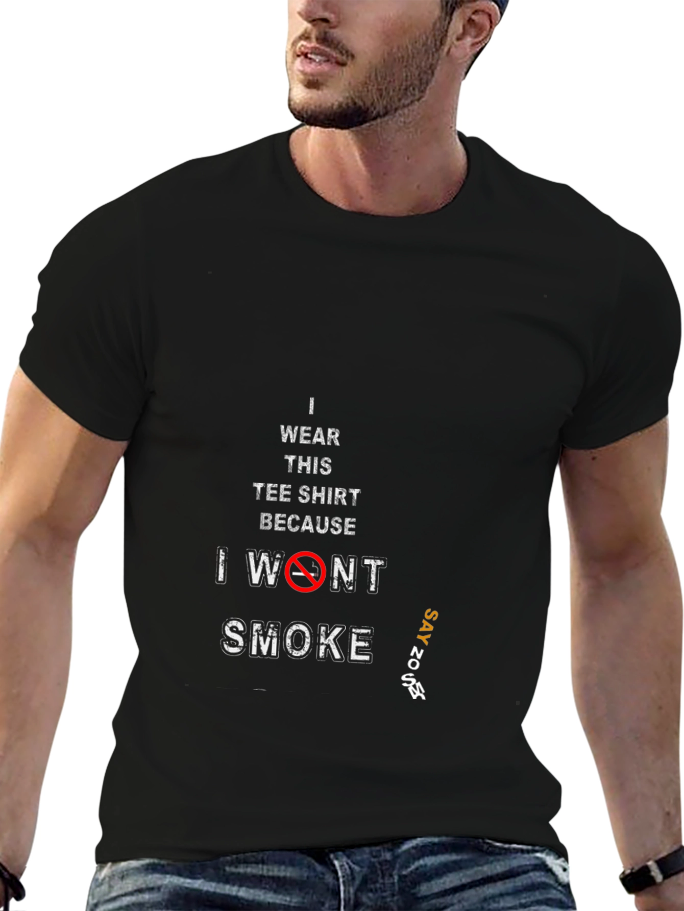 I Wont Smoke T-Shirt - Anti Smoking Tee