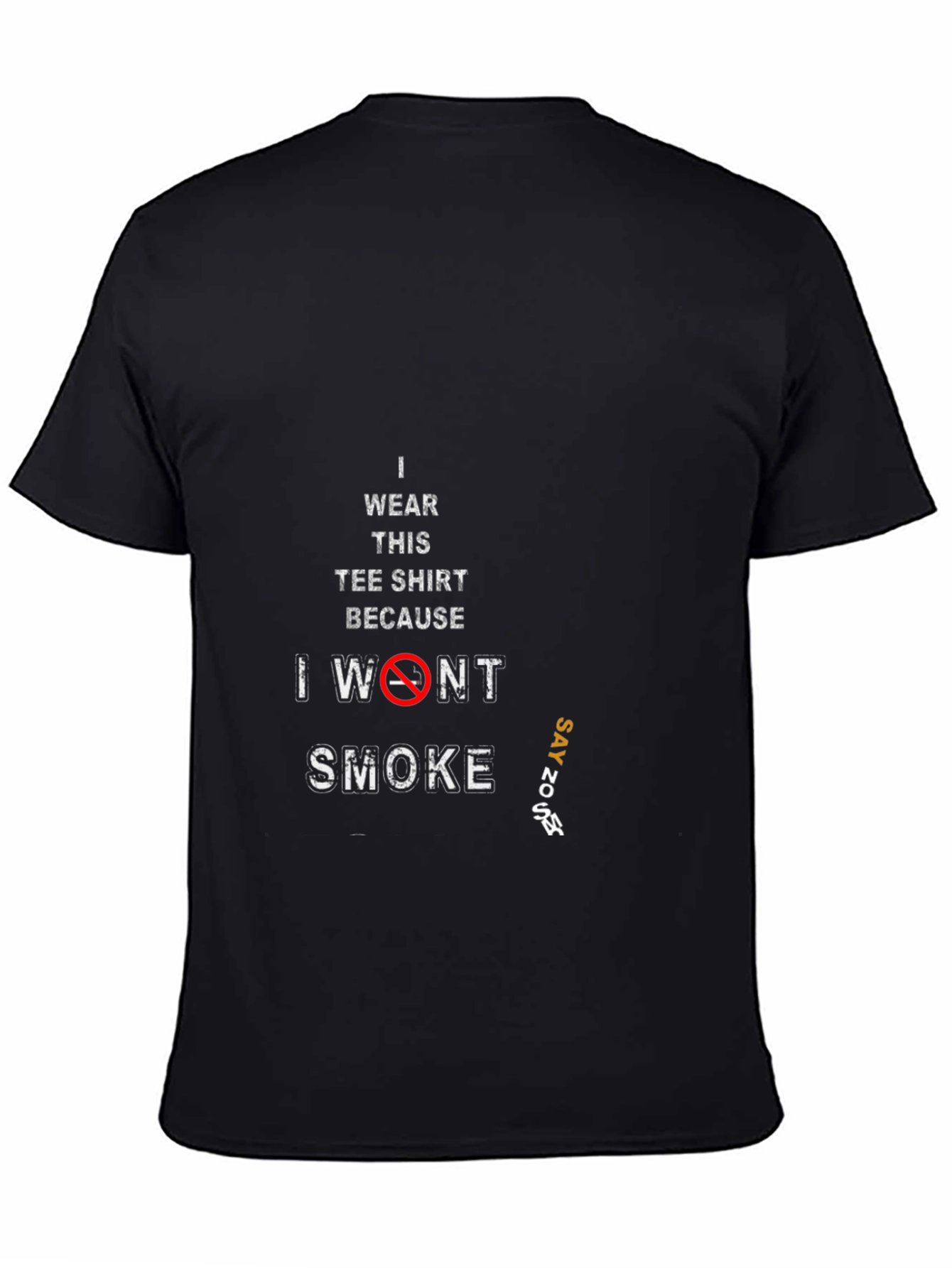 I Wont Smoke T-Shirt - Anti Smoking Tee