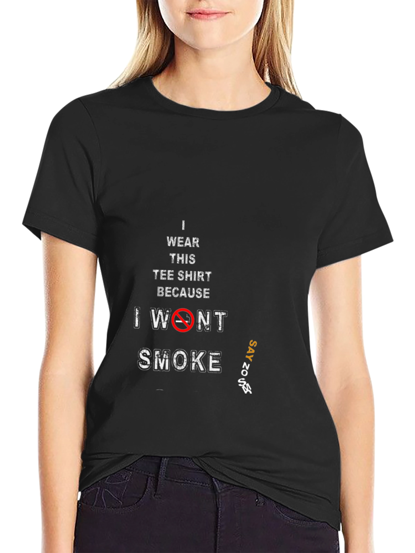 I Wont Smoke T-Shirt - Anti Smoking Tee