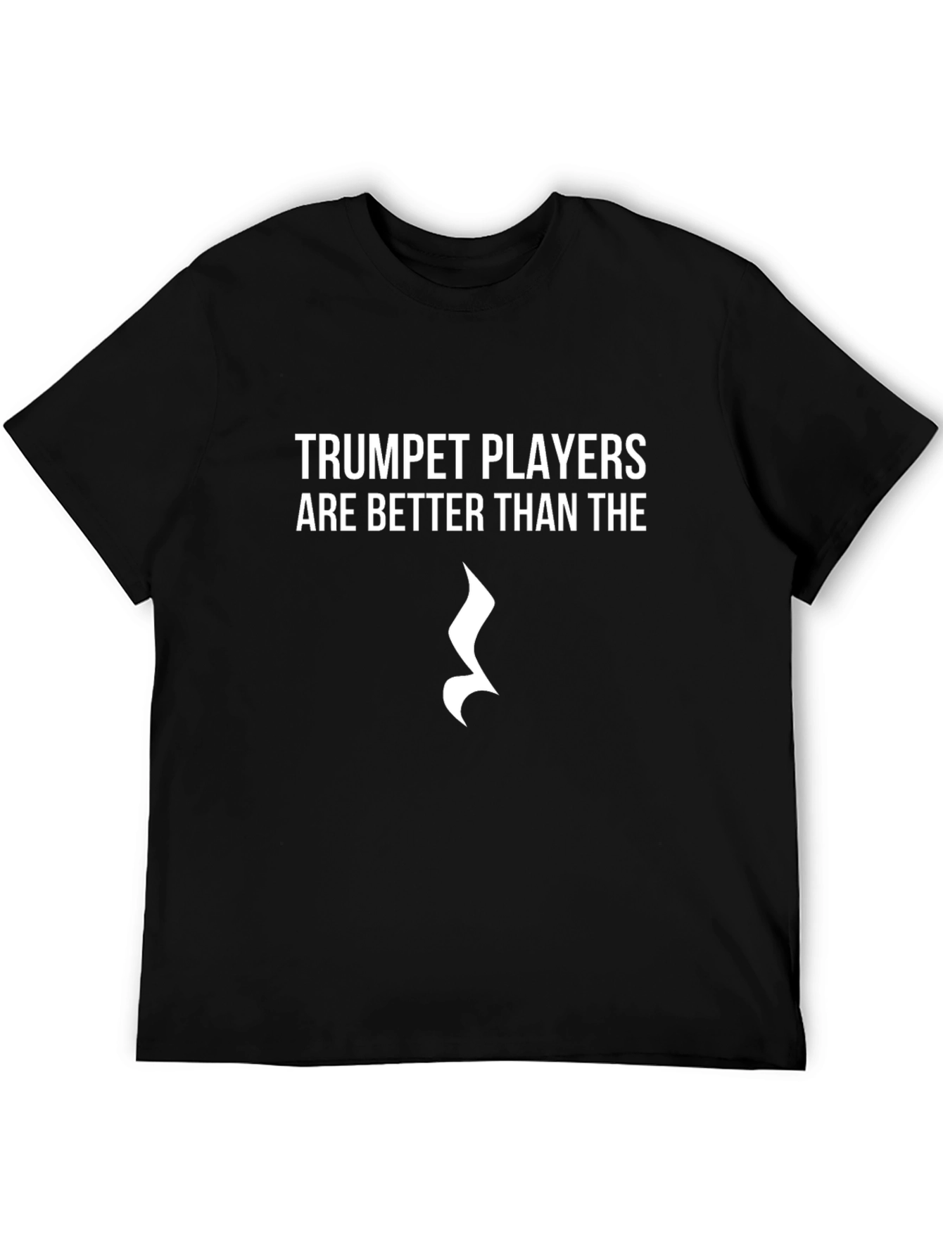 Trumpet Players Music Note Graphic Tee