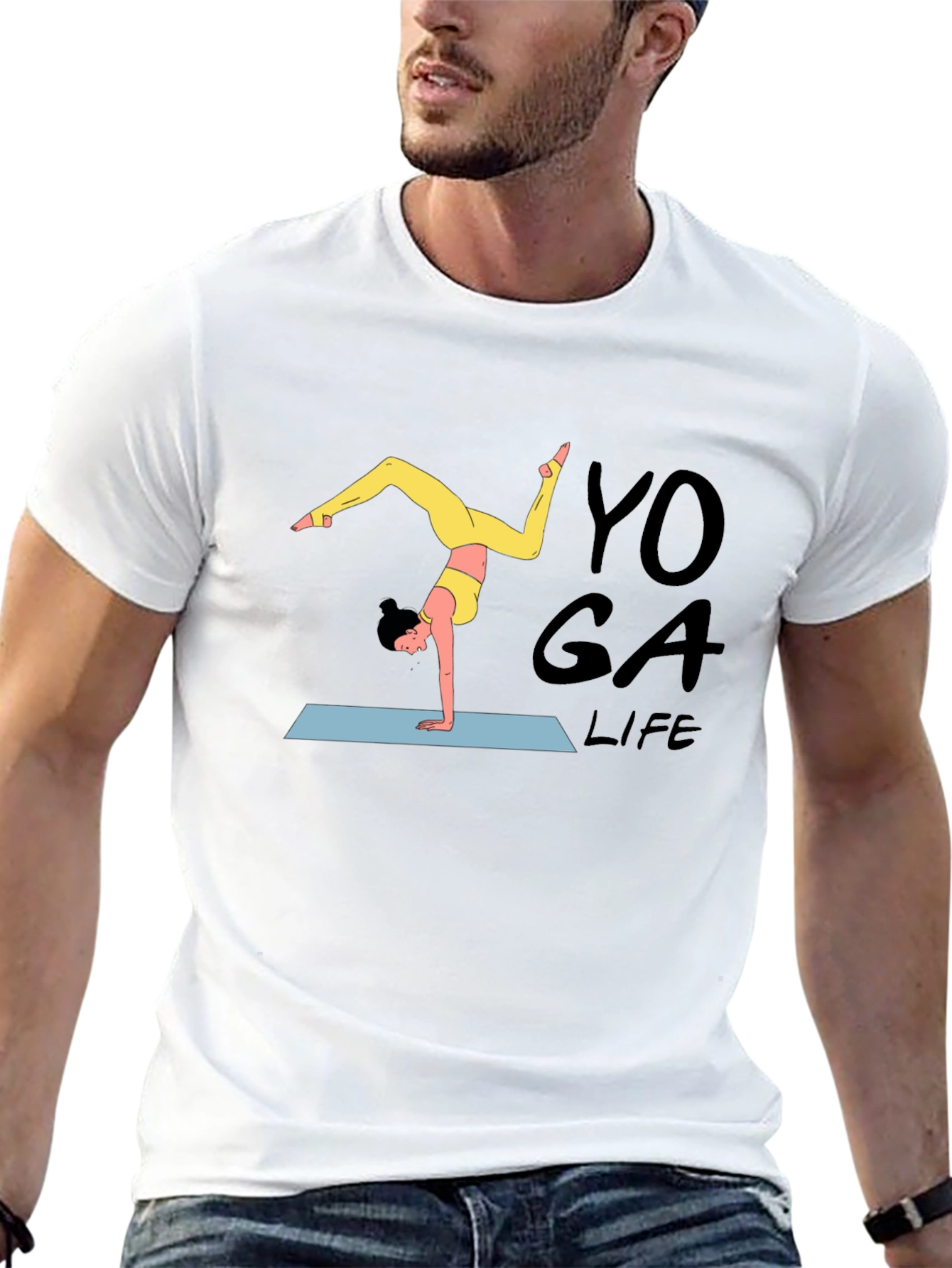 Yoga Life Black T-Shirt