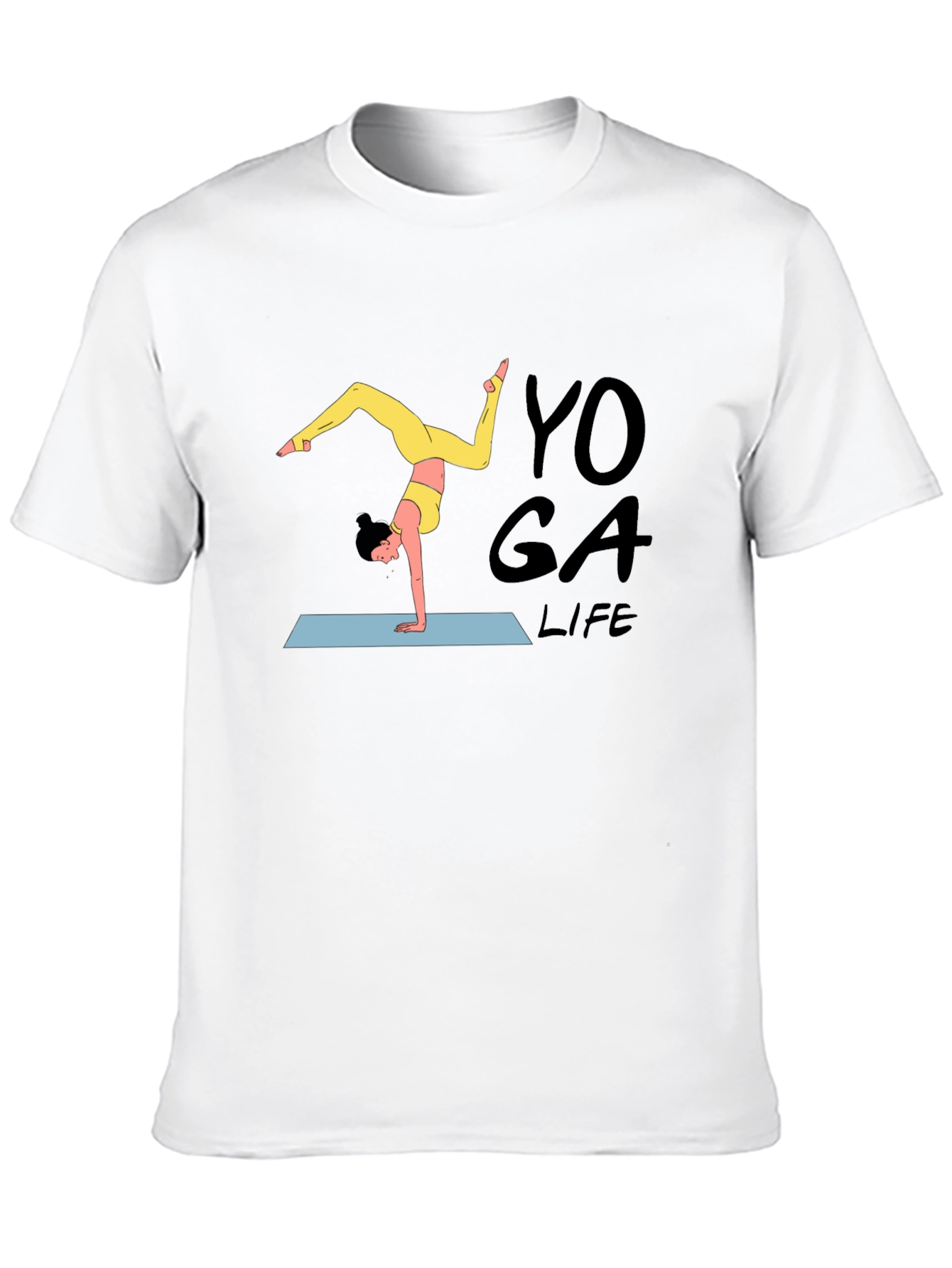 Yoga Life Black T-Shirt