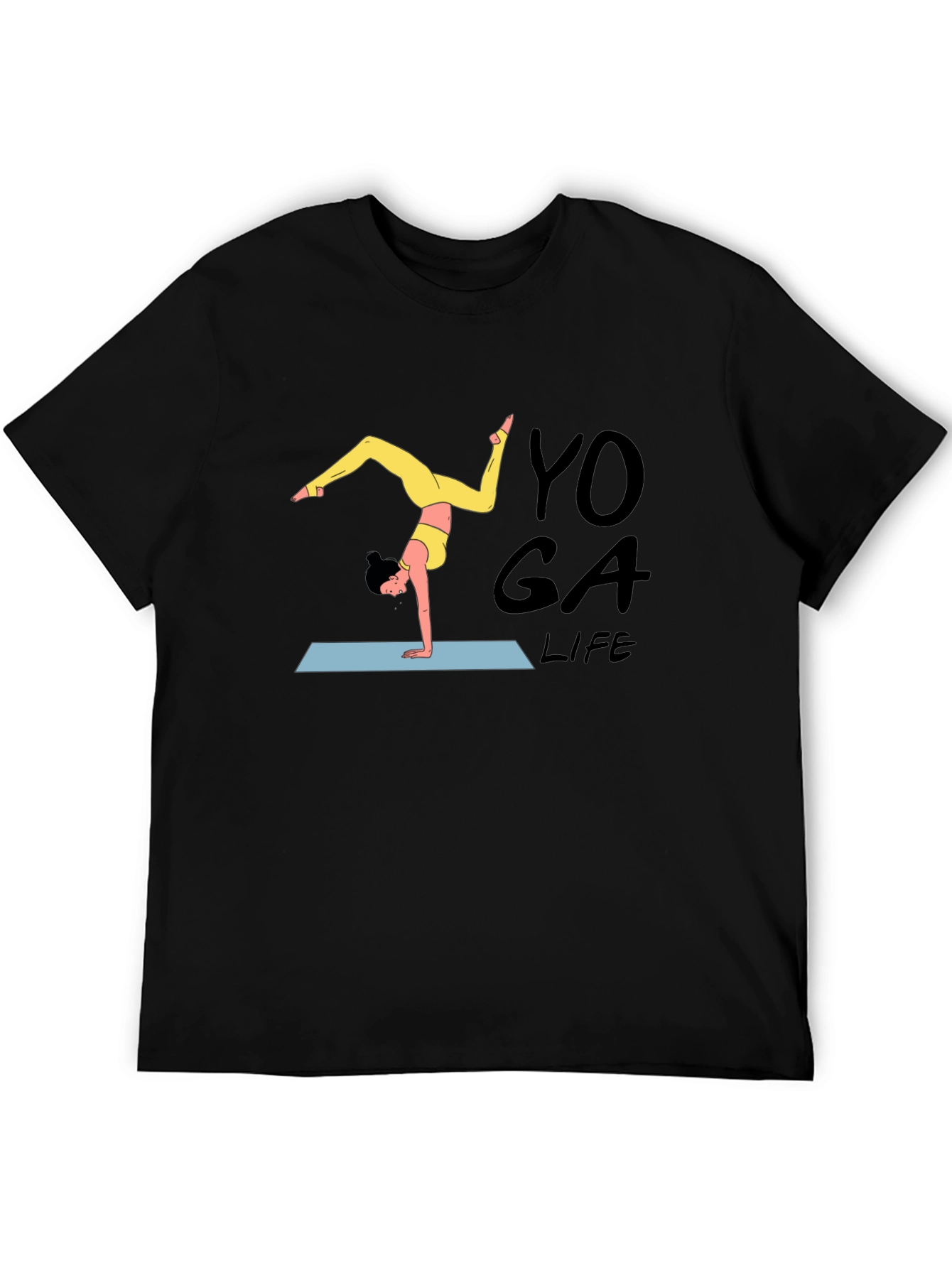 Yoga Life Black T-Shirt
