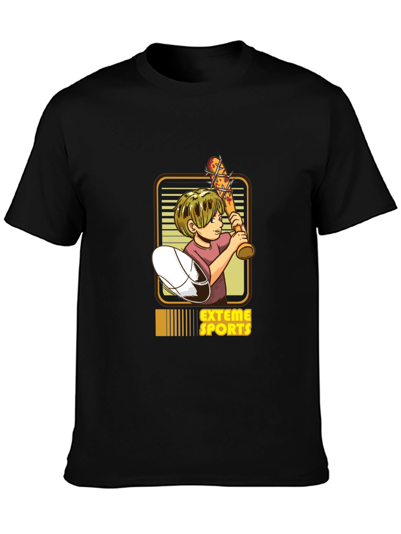 Extreme Sports Graphic Tee - Black