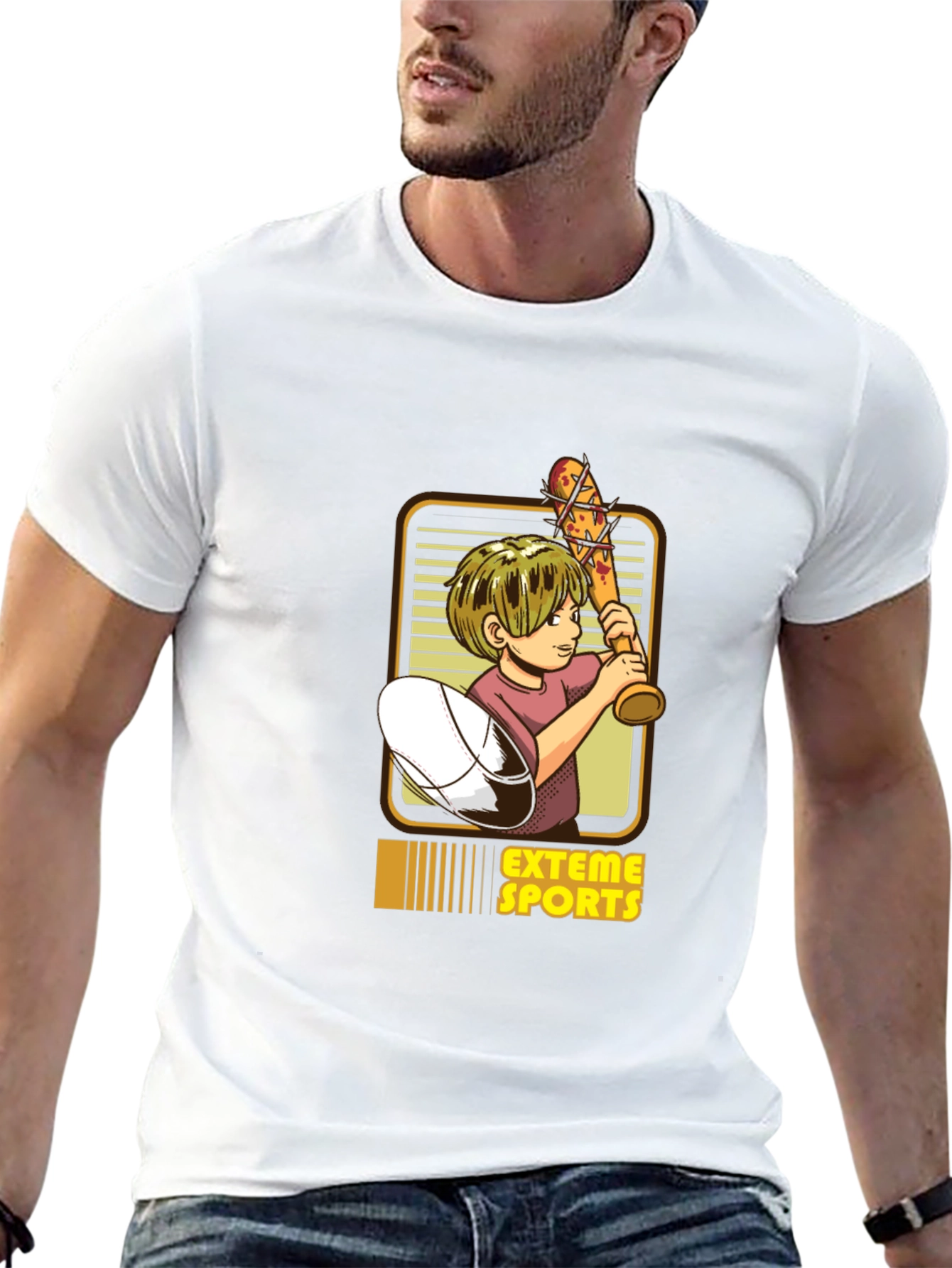Extreme Sports Graphic Tee - Black