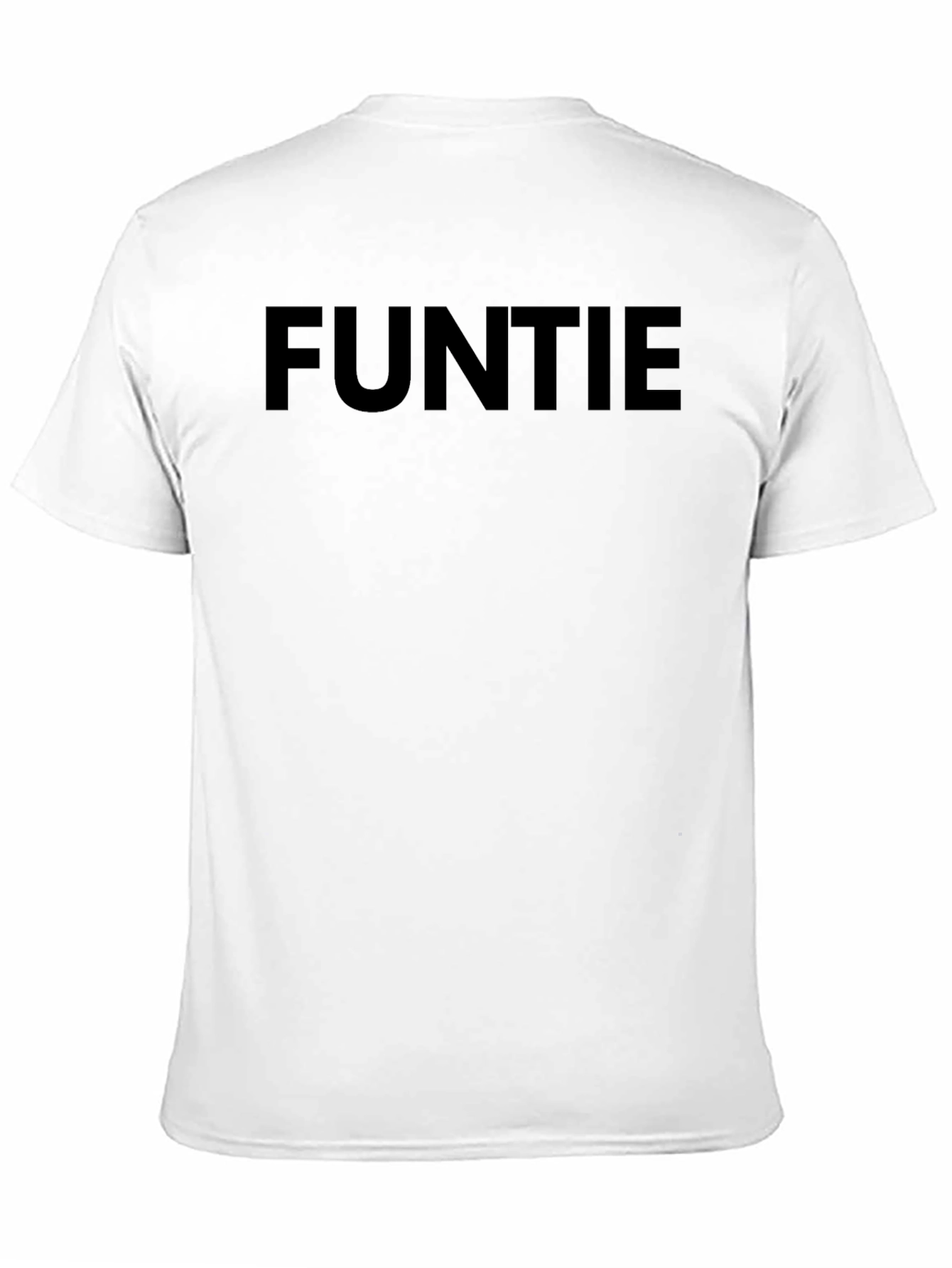 Funtie Graphic Tee - Black Casual T-Shirt