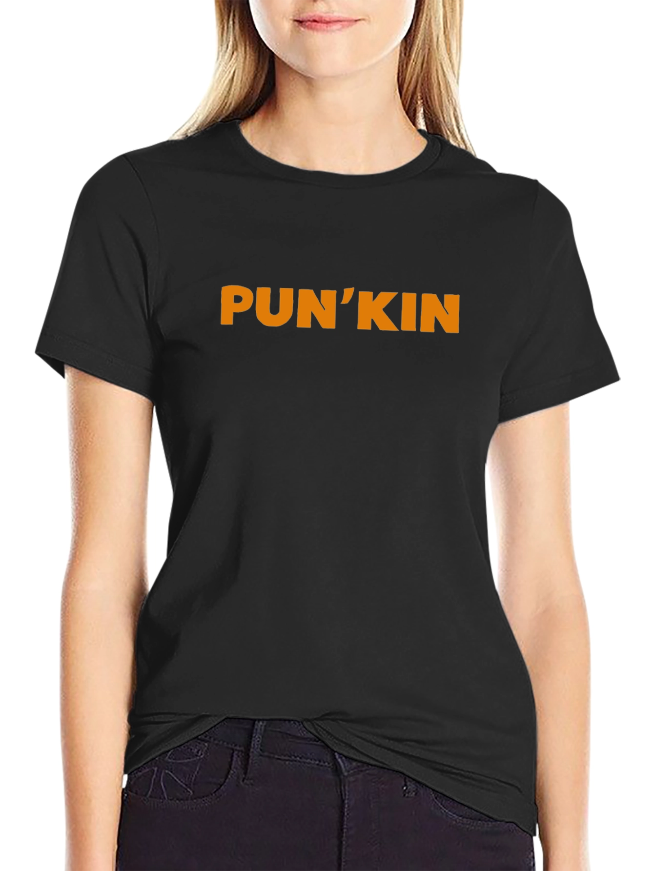 PunKin Black Graphic Tee