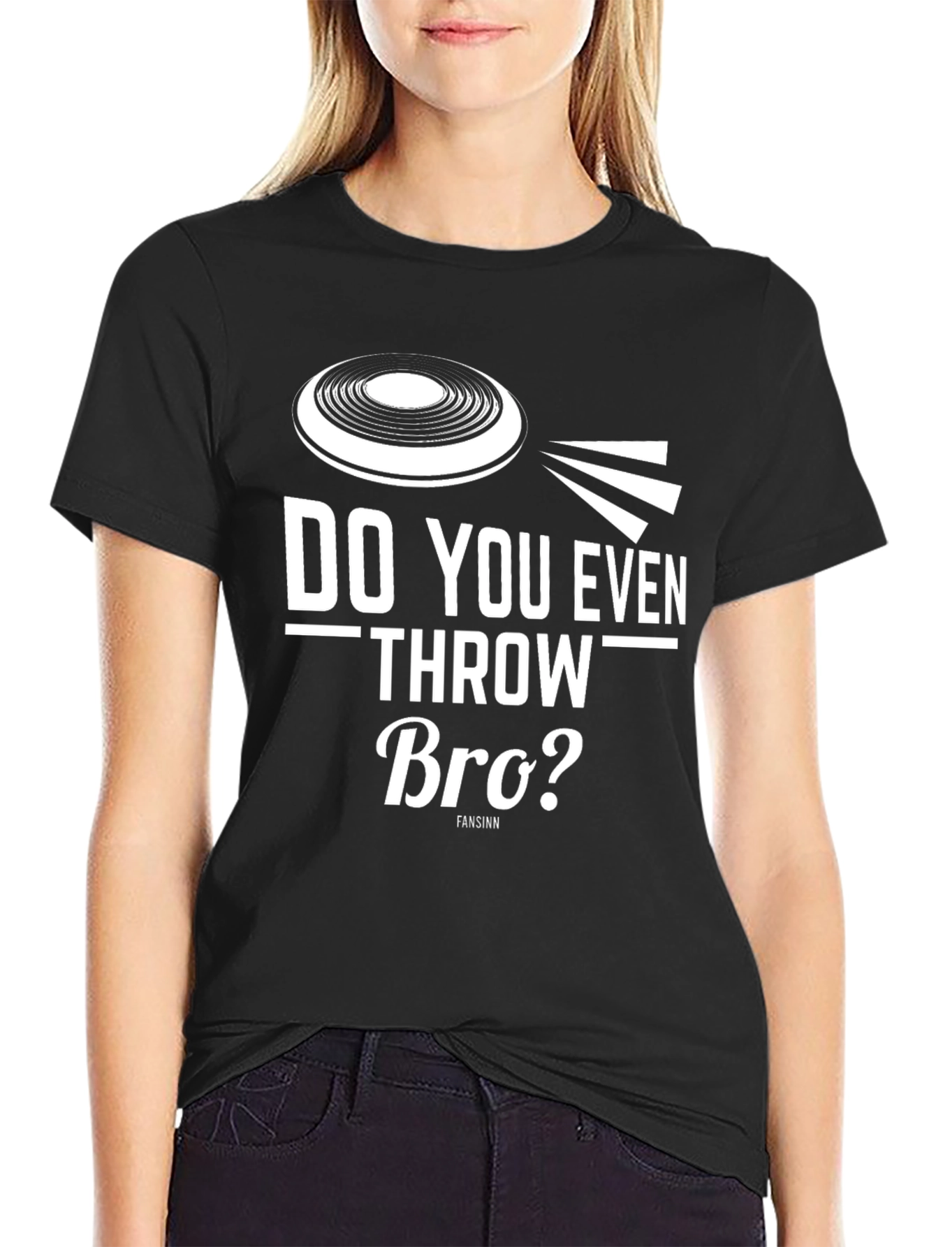 Do You Even Throw Bro? Frisbee Graphic Tee