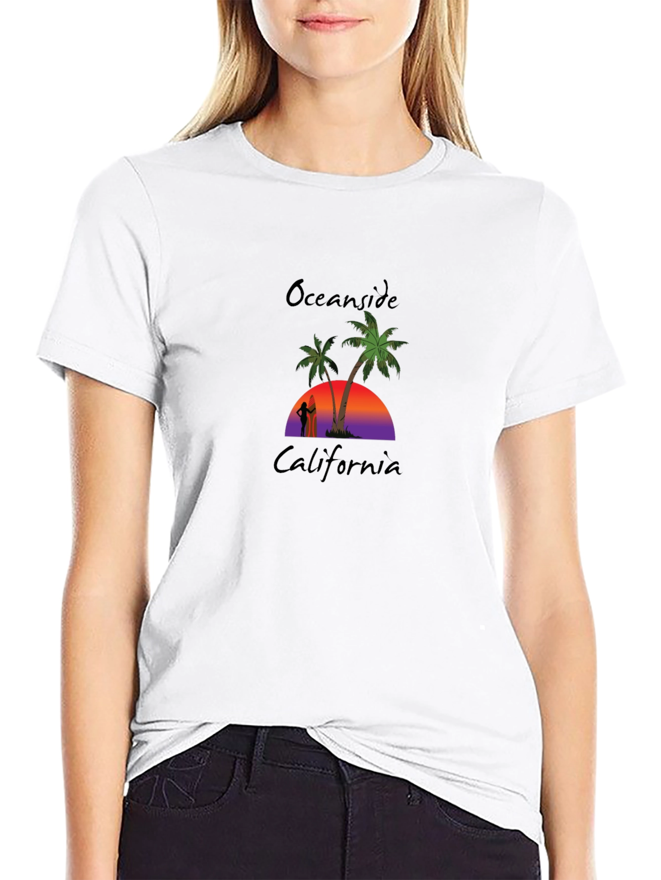 Oceanside California Graphic T-Shirt