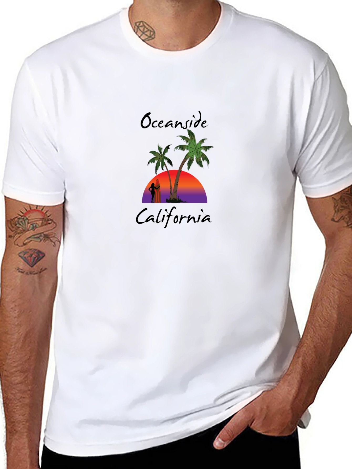 Oceanside California Graphic T-Shirt