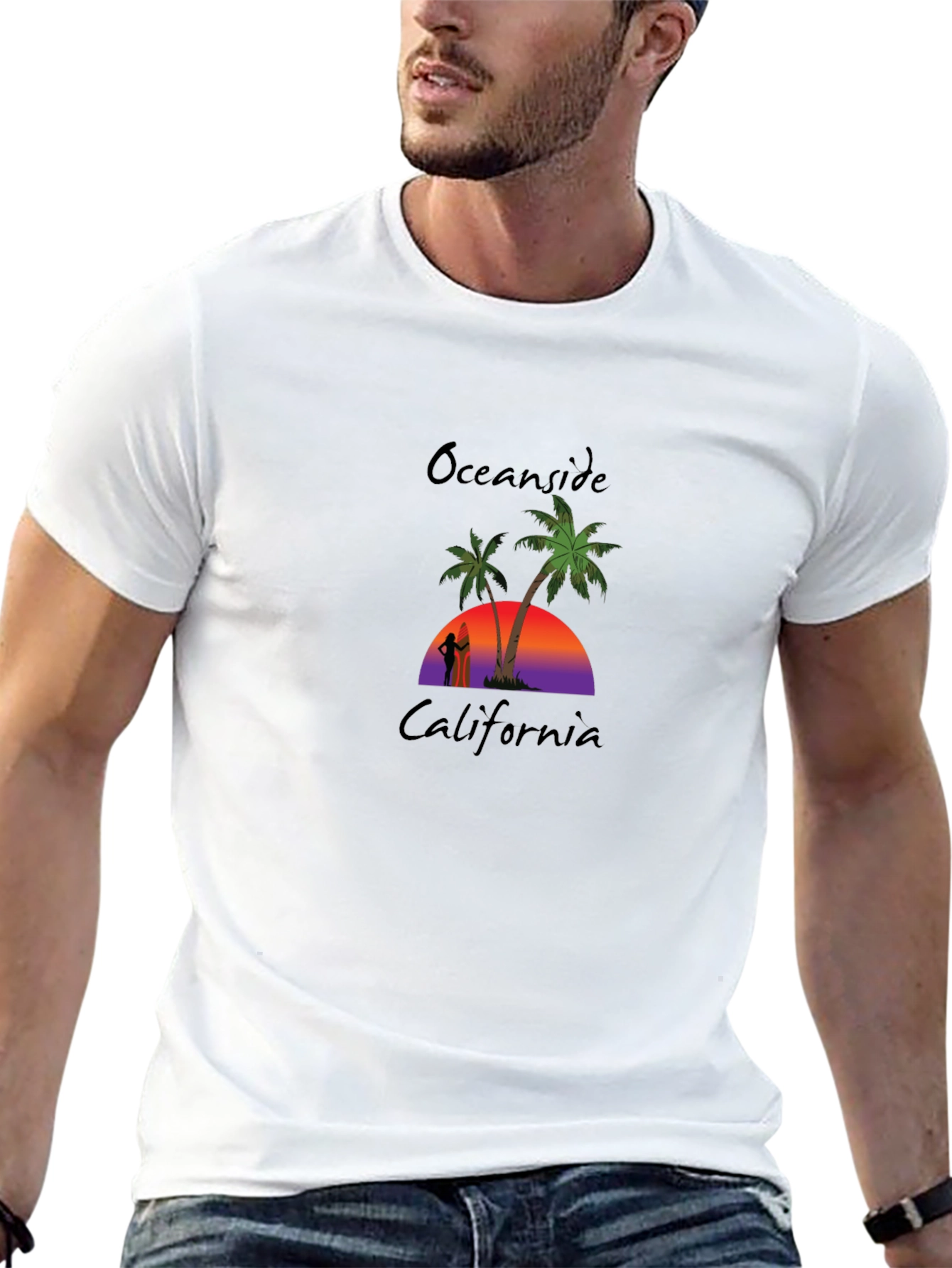 Oceanside California Graphic T-Shirt