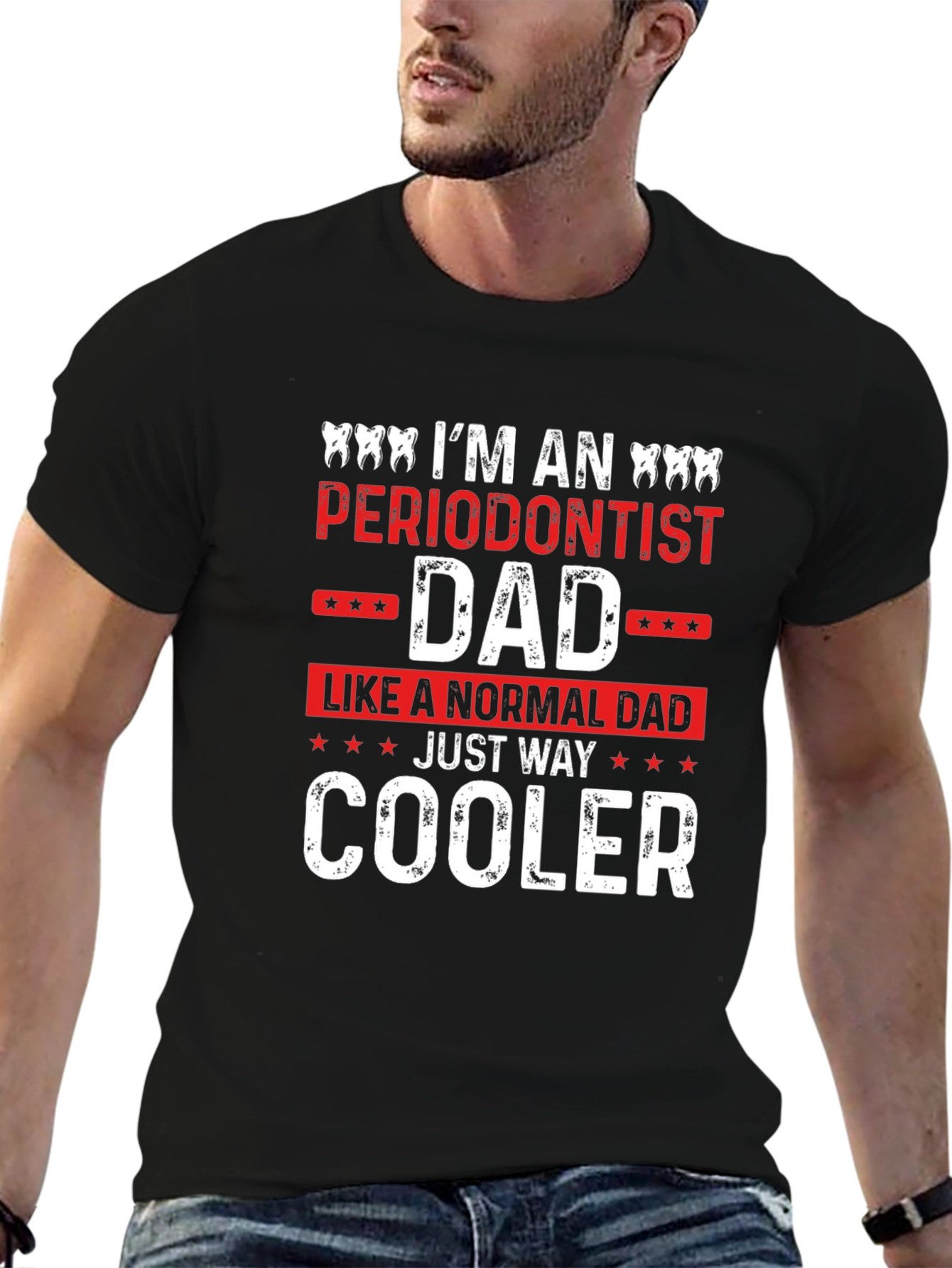 Periodontist Dad T-Shirt - Funny Fathers Day Tee