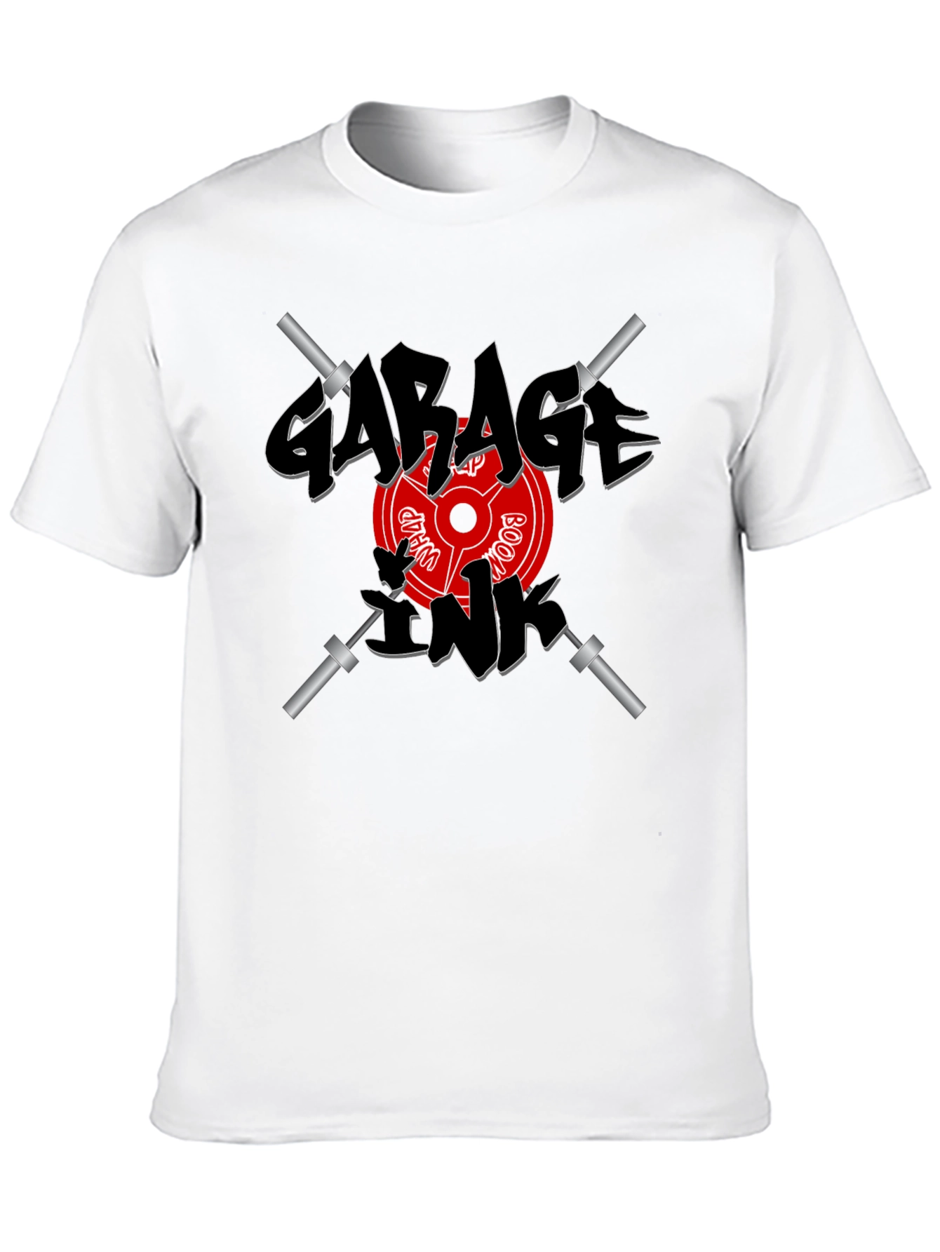 Garage Ink Workout T-Shirt - Black Weightlifting Tee
