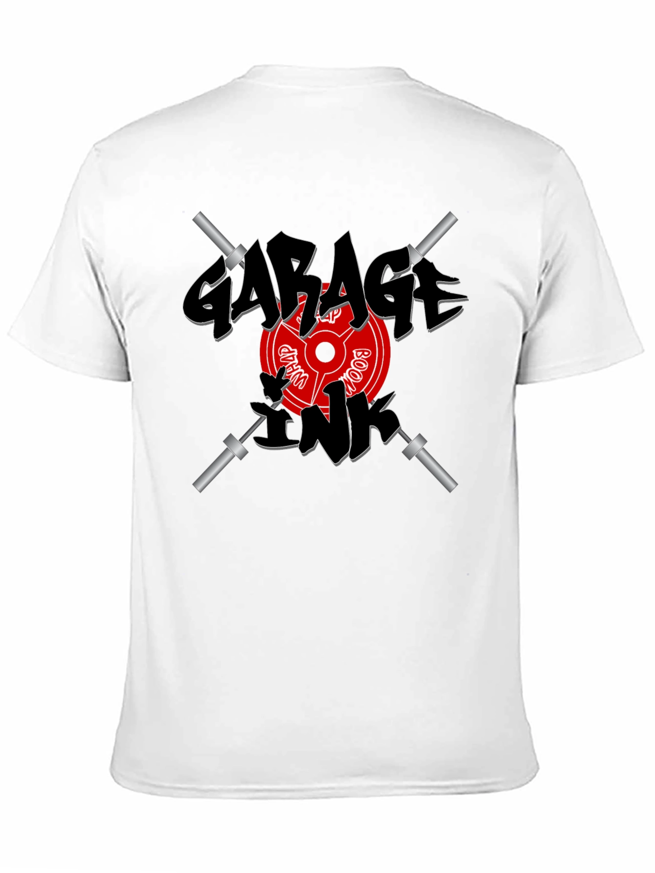 Garage Ink Workout T-Shirt - Black Weightlifting Tee