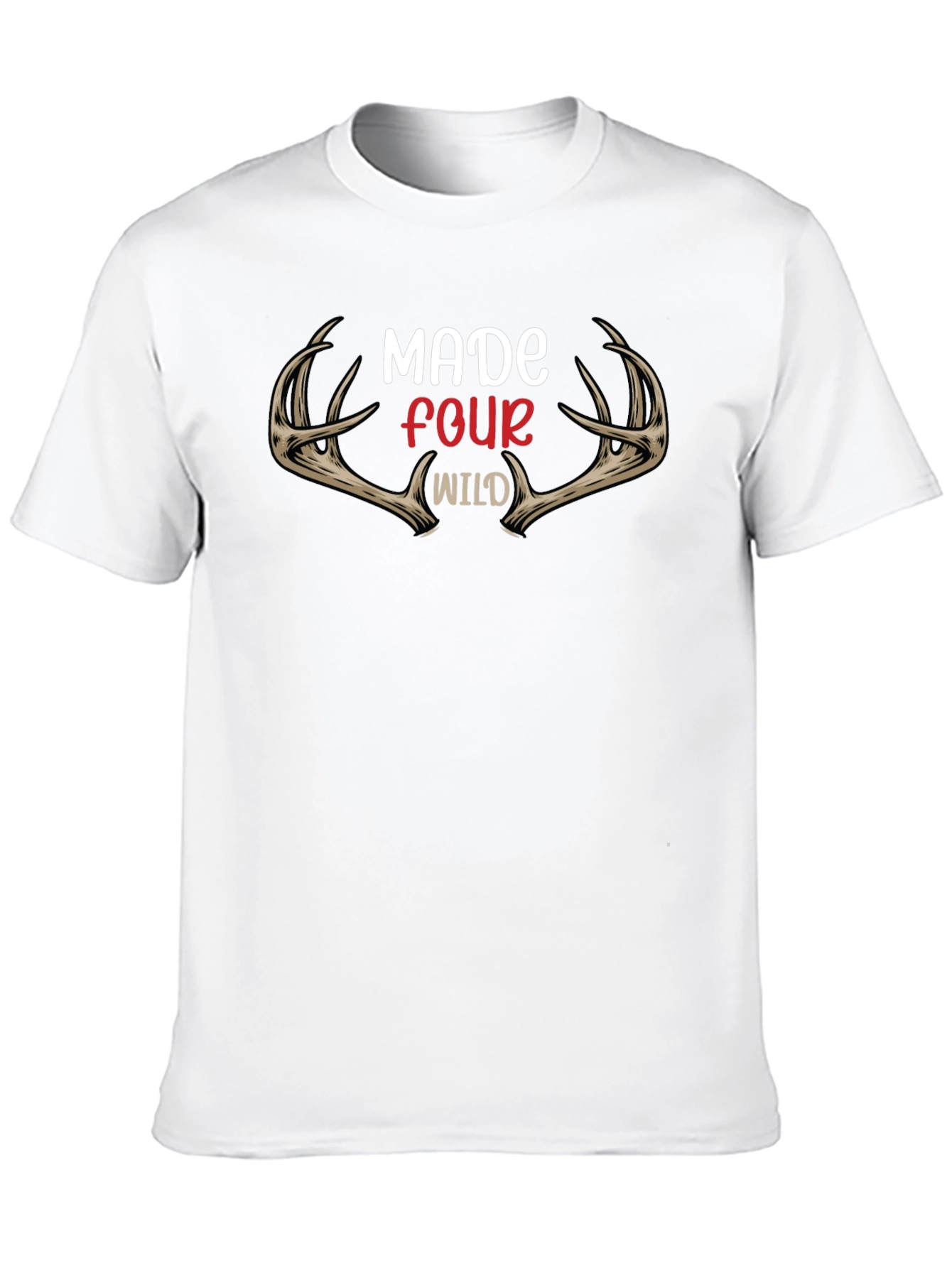 Made Four Wild Black Graphic Tee