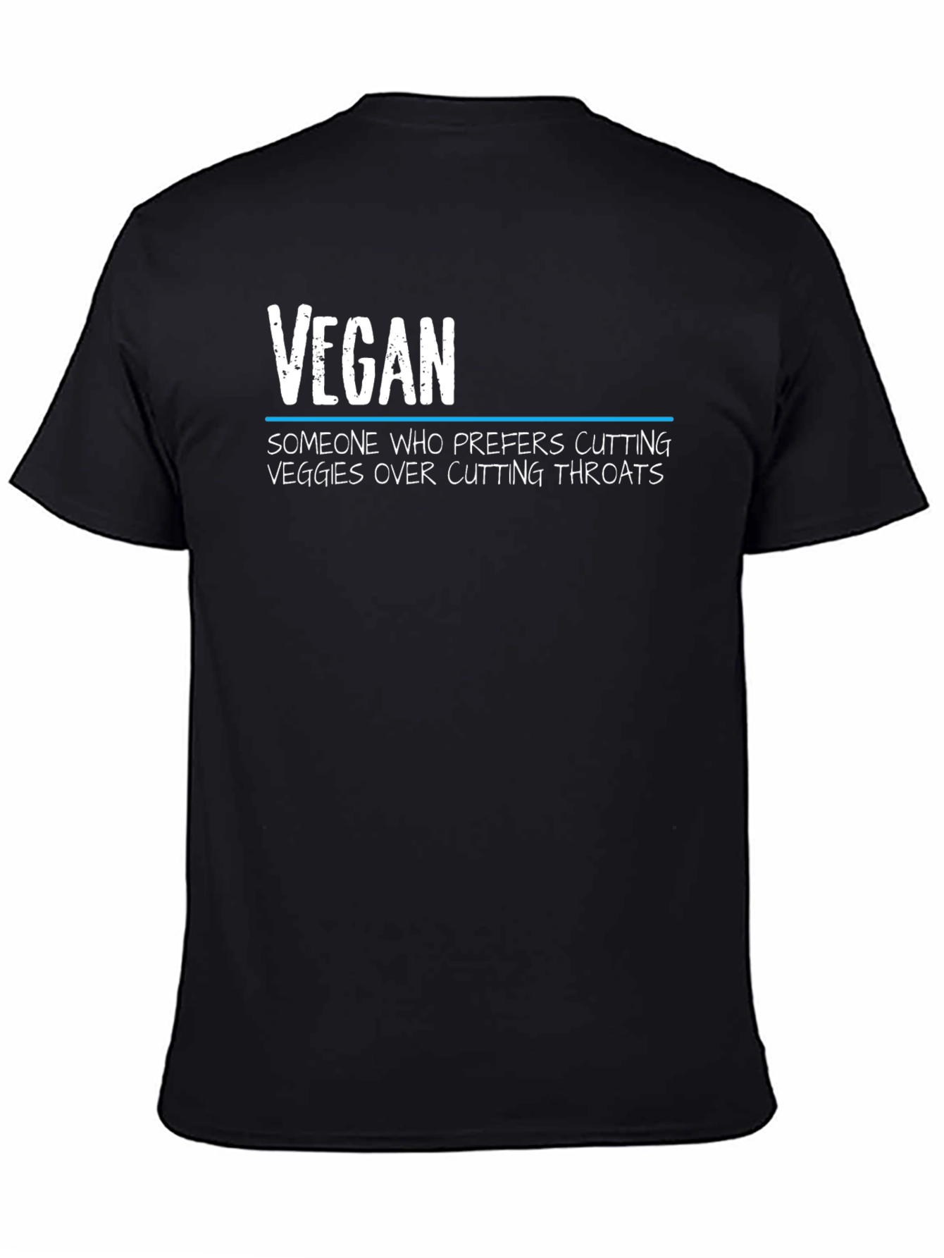 Vegan Statement Graphic Tee - Cutting Veggies