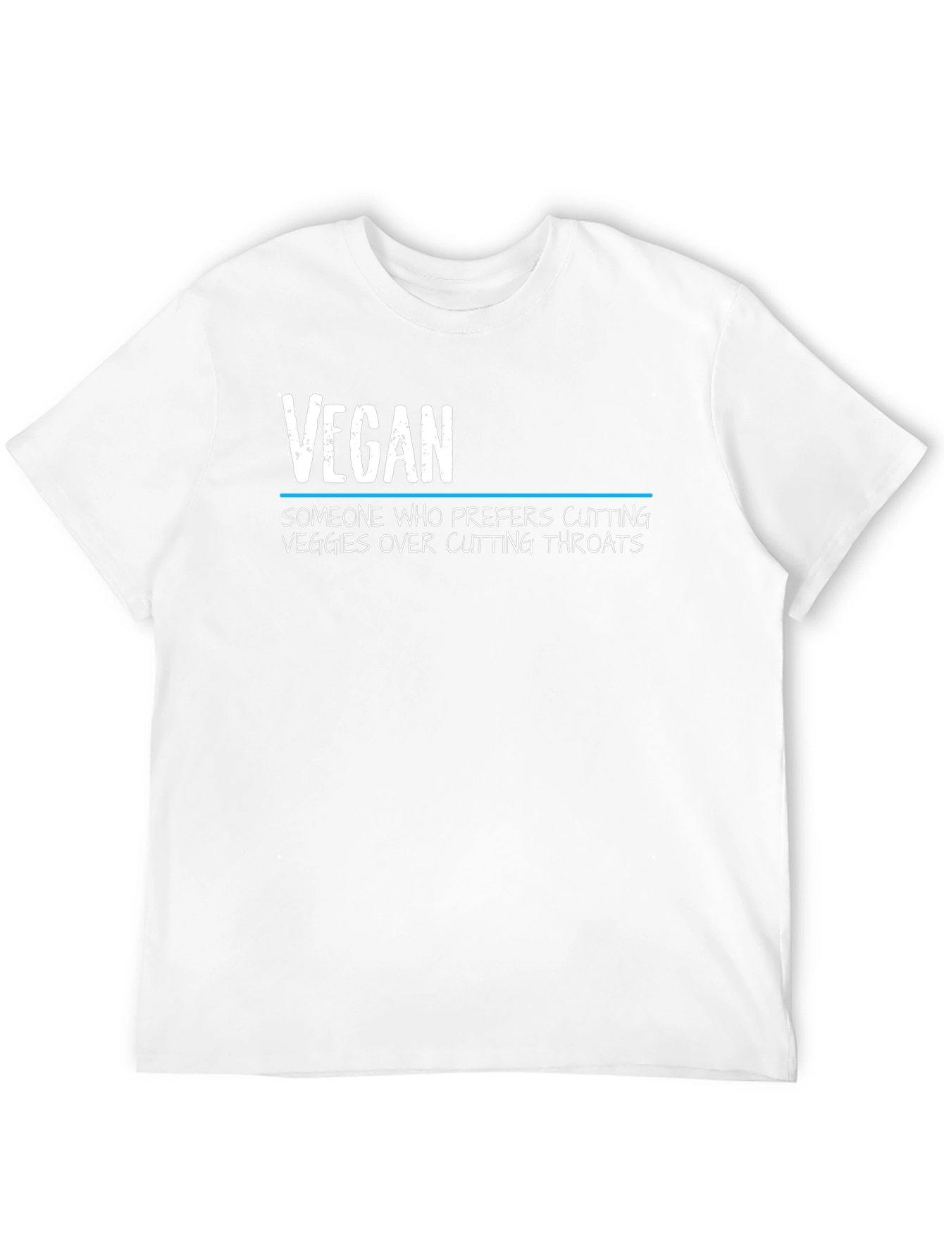 Vegan Statement Graphic Tee - Cutting Veggies